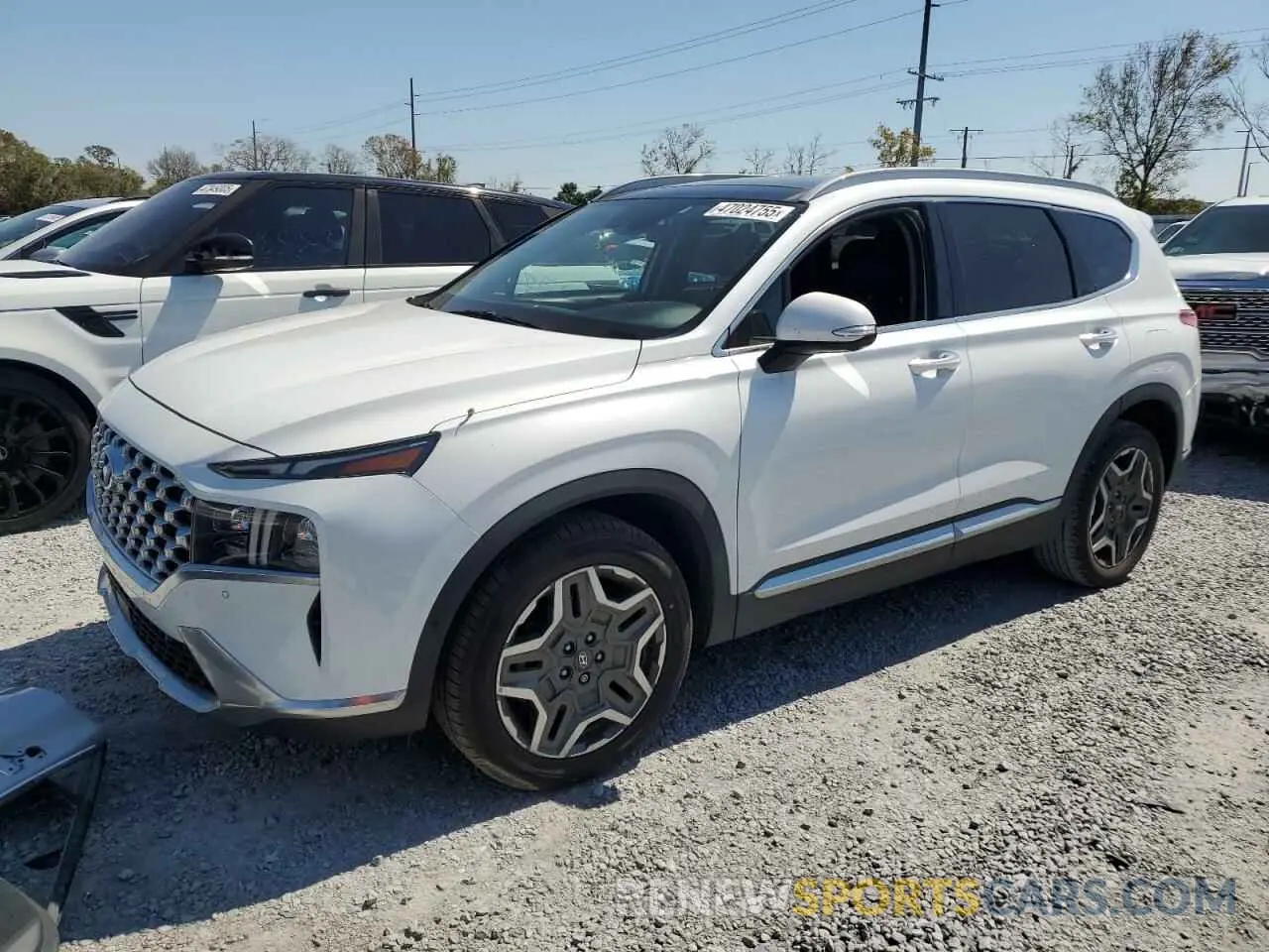 1 Photograph of a damaged car 5NMS44AL8MH315390 HYUNDAI SANTA FE 2021