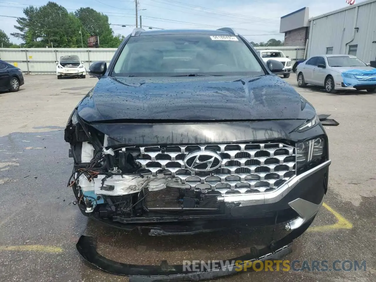 5 Photograph of a damaged car 5NMS44ALXMH335463 HYUNDAI SANTA FE 2021