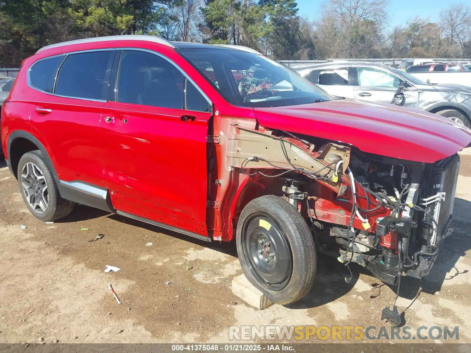 1 Photograph of a damaged car 5NMS44ALXMH335849 HYUNDAI SANTA FE 2021