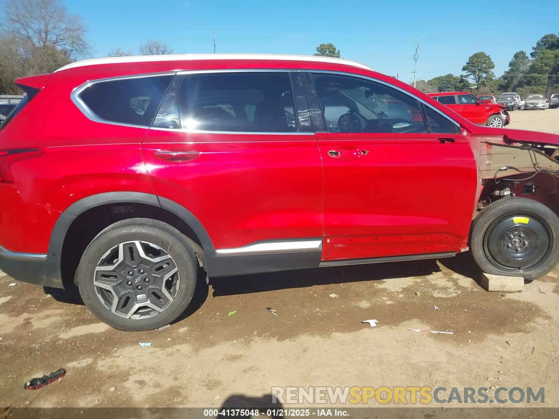 14 Photograph of a damaged car 5NMS44ALXMH335849 HYUNDAI SANTA FE 2021