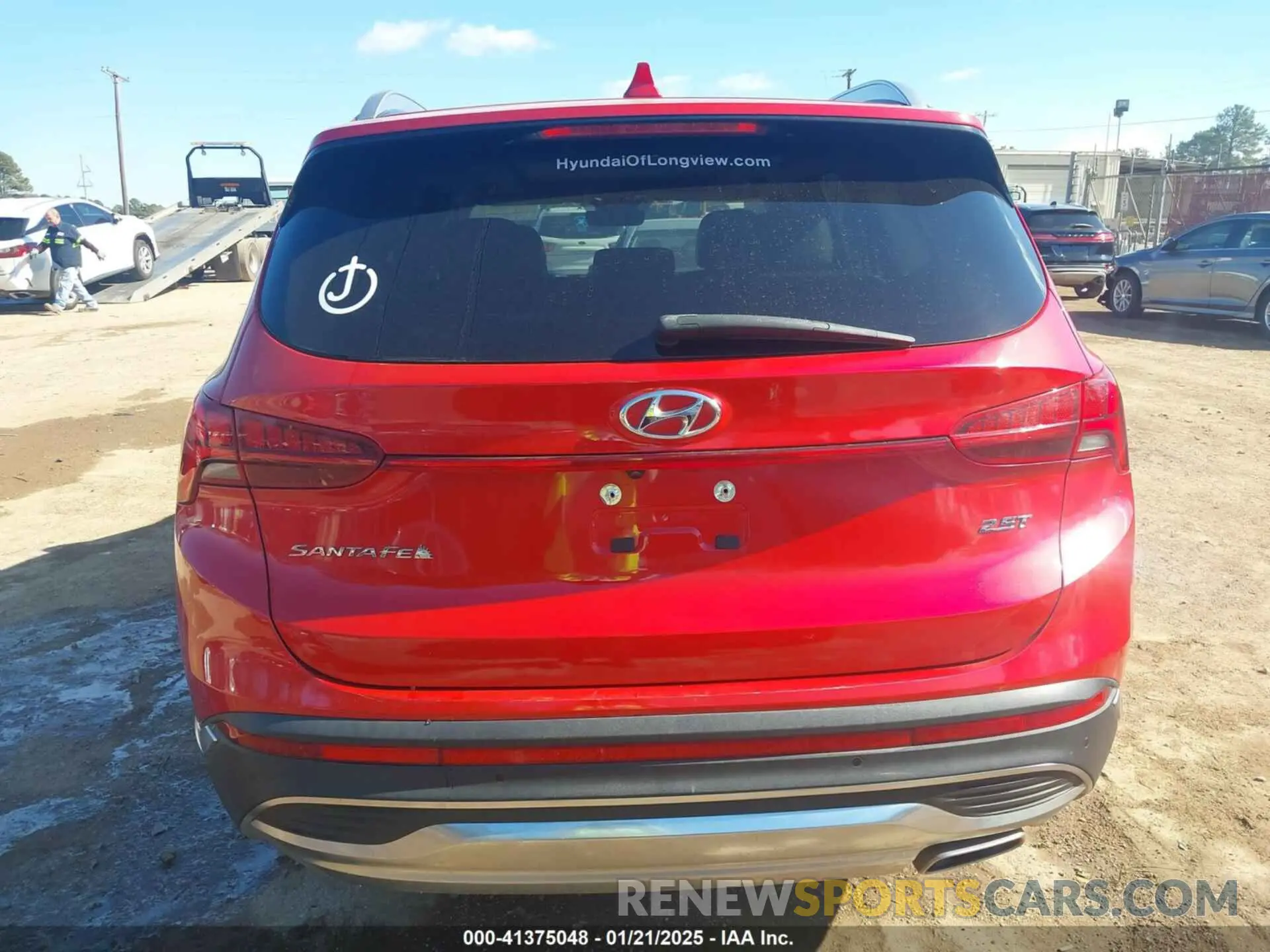 17 Photograph of a damaged car 5NMS44ALXMH335849 HYUNDAI SANTA FE 2021