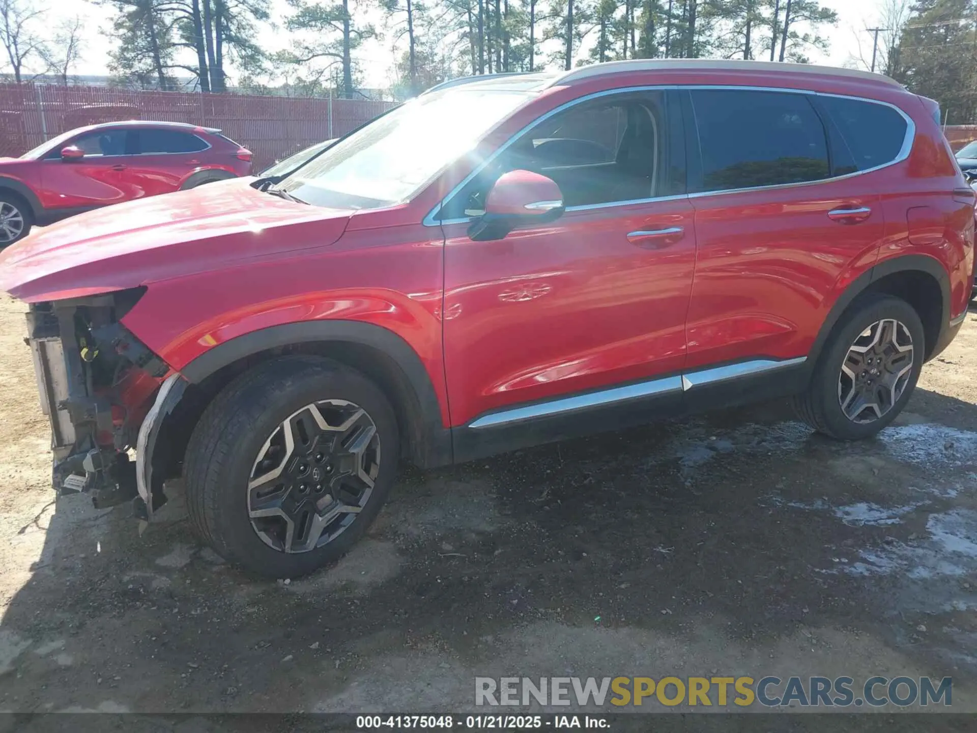 2 Photograph of a damaged car 5NMS44ALXMH335849 HYUNDAI SANTA FE 2021