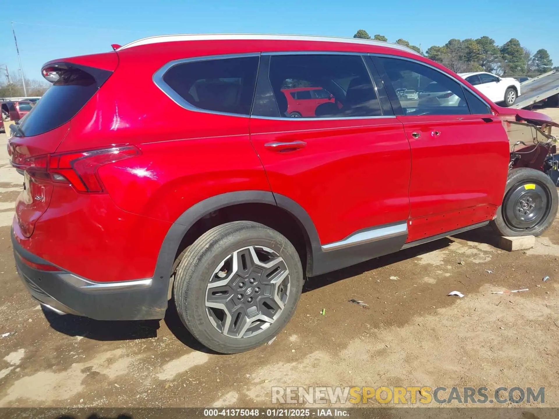 4 Photograph of a damaged car 5NMS44ALXMH335849 HYUNDAI SANTA FE 2021
