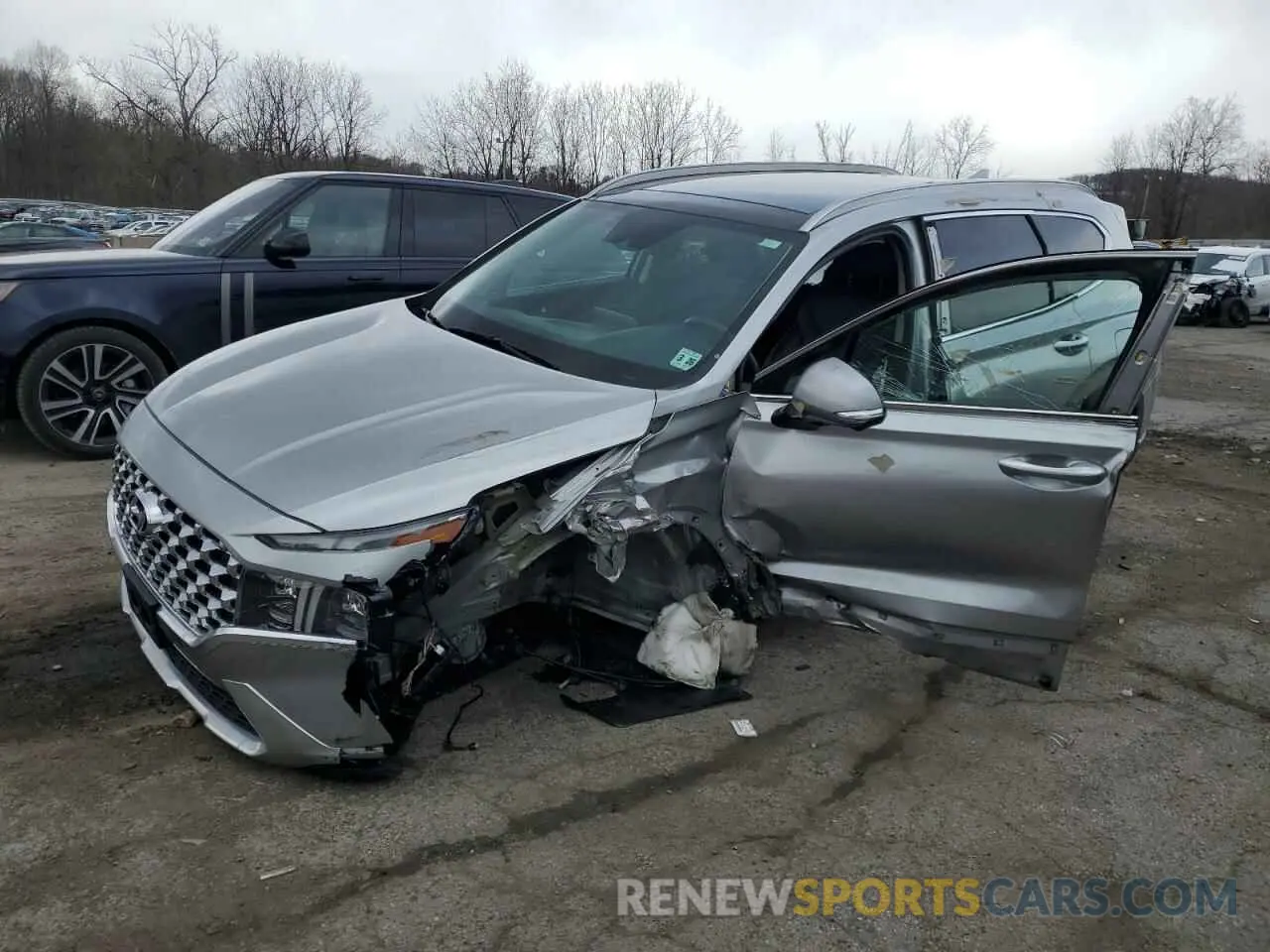 1 Photograph of a damaged car 5NMS4DAL0MH332250 HYUNDAI SANTA FE 2021