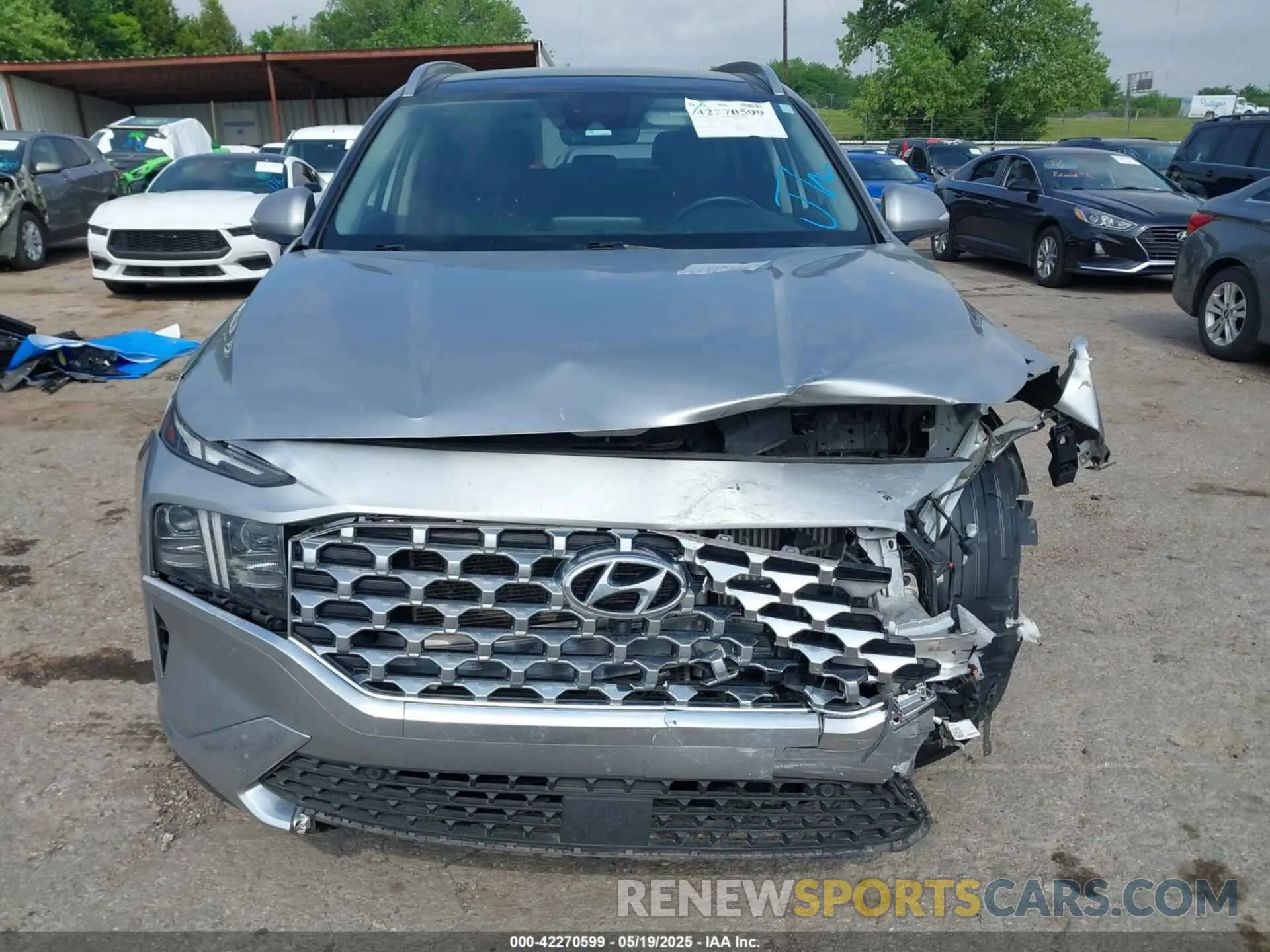 13 Photograph of a damaged car 5NMS4DAL1MH332161 HYUNDAI SANTA FE 2021