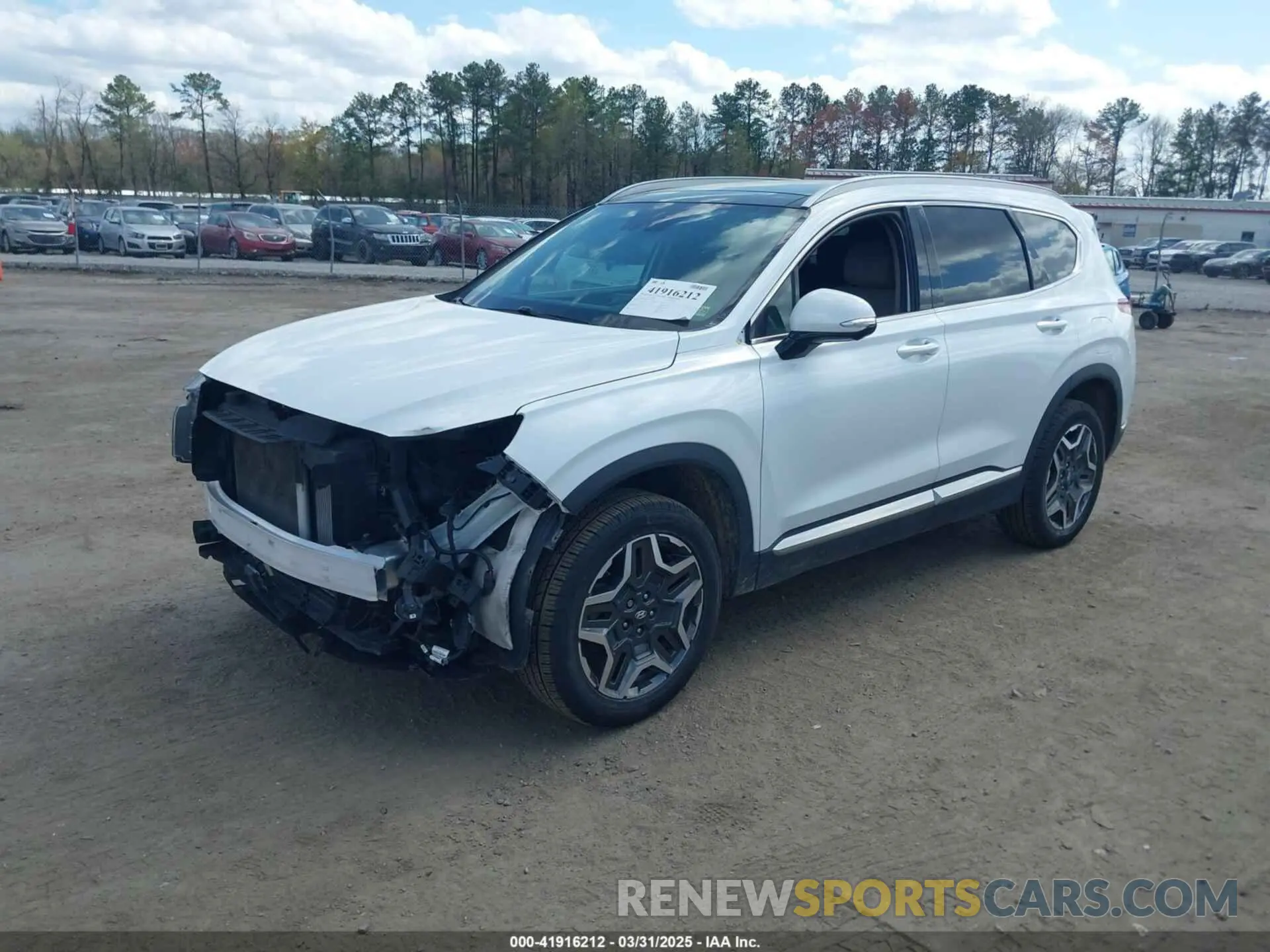 2 Photograph of a damaged car 5NMS4DAL4MH355305 HYUNDAI SANTA FE 2021