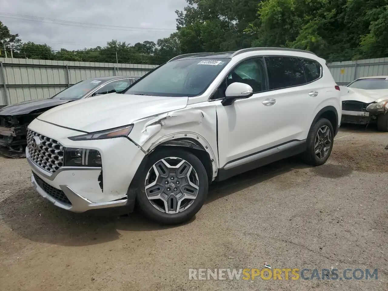 1 Photograph of a damaged car 5NMS4DAL5MH344457 HYUNDAI SANTA FE 2021