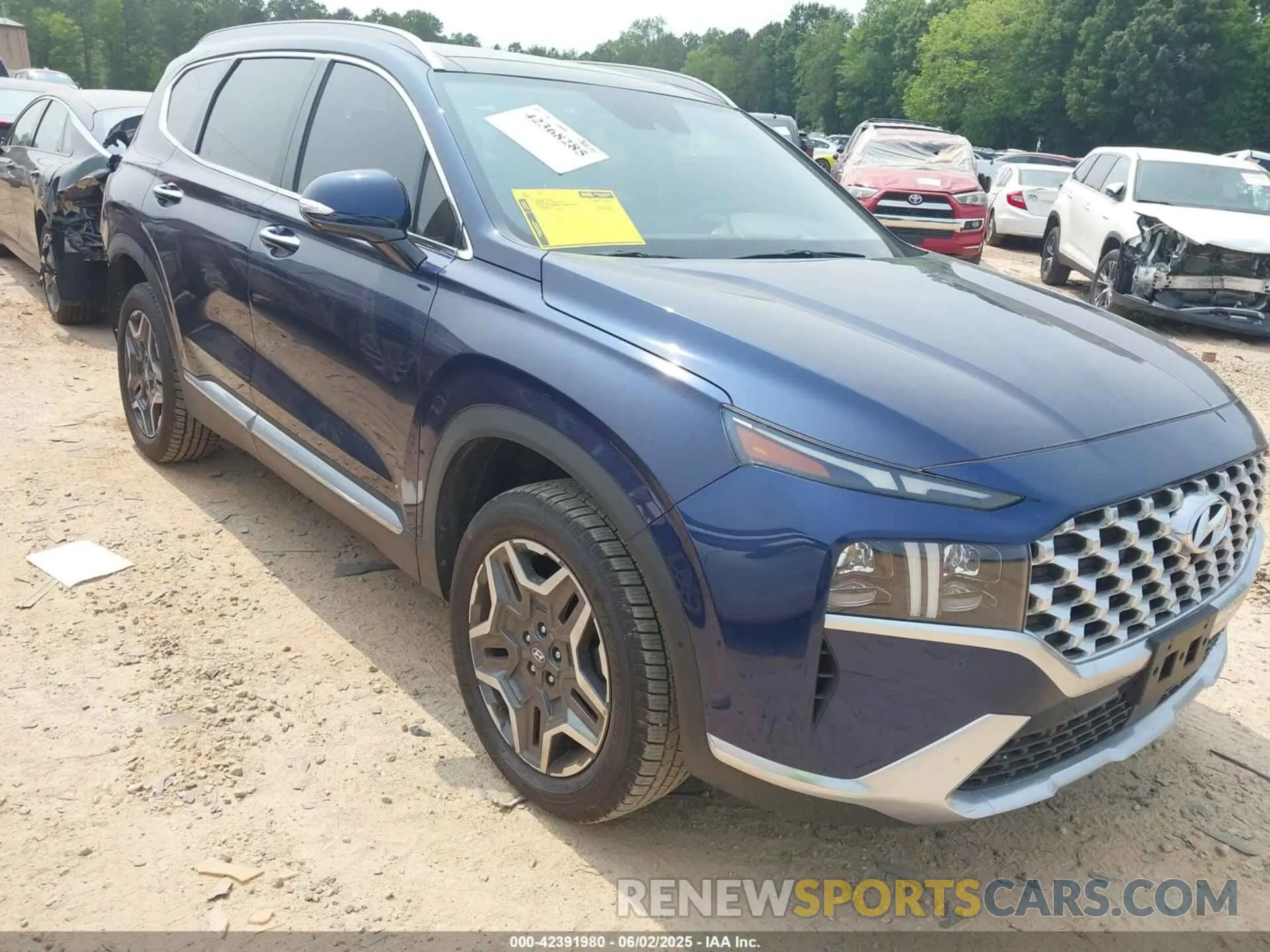 1 Photograph of a damaged car 5NMS4DAL7MH354469 HYUNDAI SANTA FE 2021