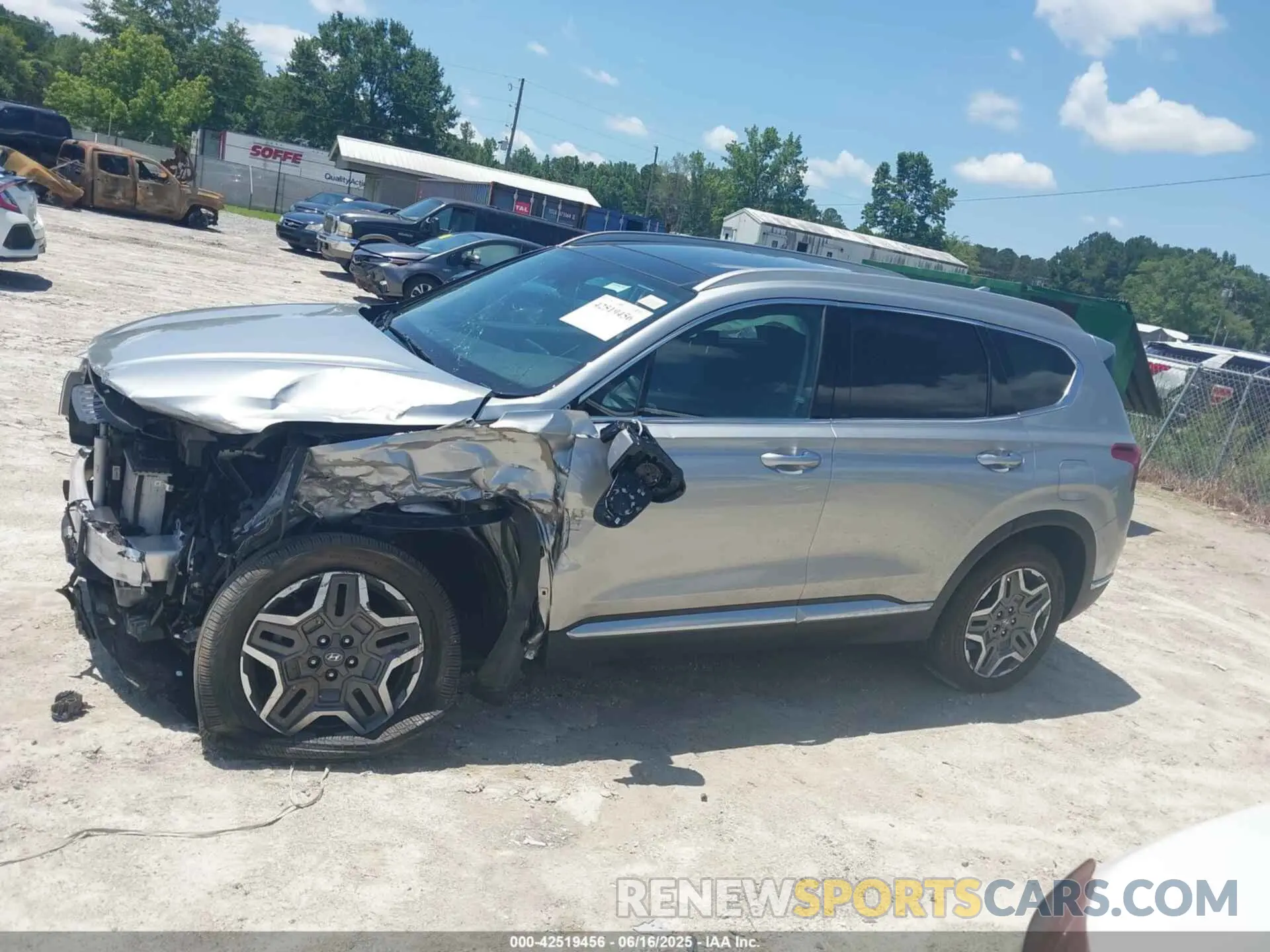 14 Photograph of a damaged car 5NMS4DAL8MH356537 HYUNDAI SANTA FE 2021