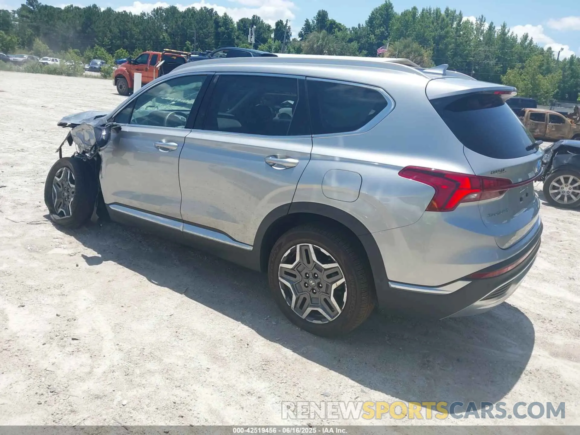 3 Photograph of a damaged car 5NMS4DAL8MH356537 HYUNDAI SANTA FE 2021