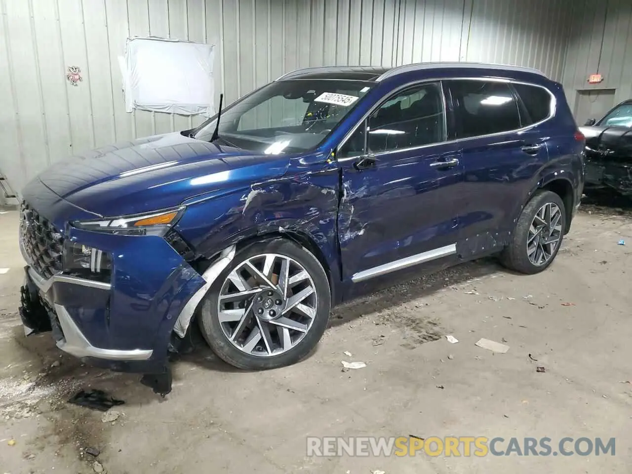 1 Photograph of a damaged car 5NMS5DAL0MH347506 HYUNDAI SANTA FE 2021