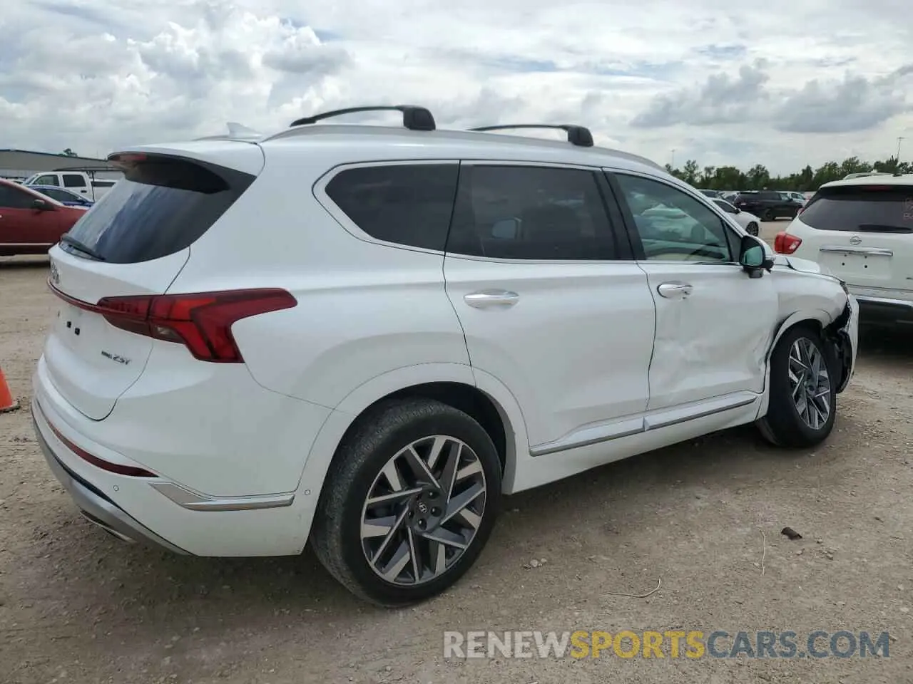 3 Photograph of a damaged car 5NMS5DAL5MH358713 HYUNDAI SANTA FE 2021
