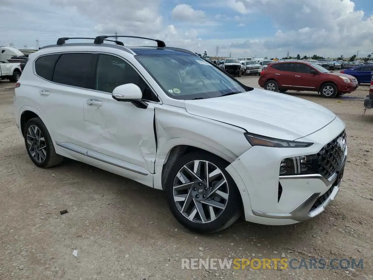 4 Photograph of a damaged car 5NMS5DAL5MH358713 HYUNDAI SANTA FE 2021
