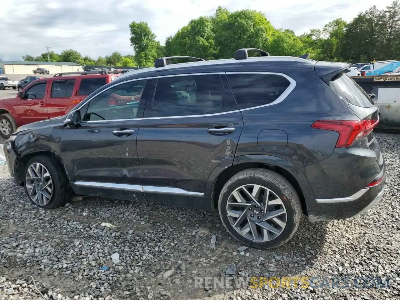 2 Photograph of a damaged car 5NMS5DAL7MH371138 HYUNDAI SANTA FE 2021