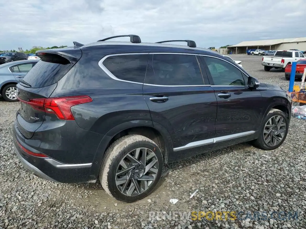 3 Photograph of a damaged car 5NMS5DAL7MH371138 HYUNDAI SANTA FE 2021