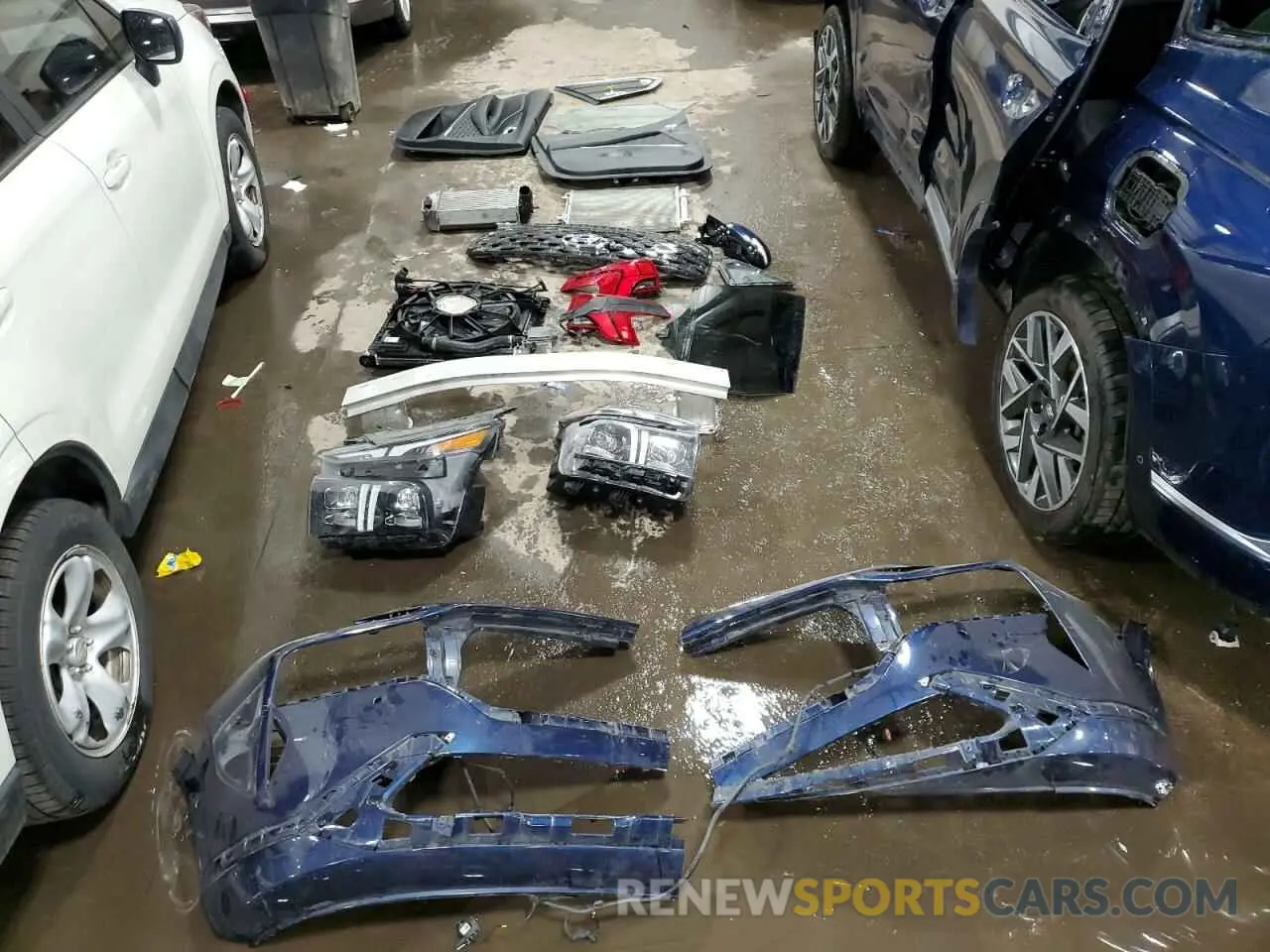 14 Photograph of a damaged car 5NMS5DAL9MH355443 HYUNDAI SANTA FE 2021