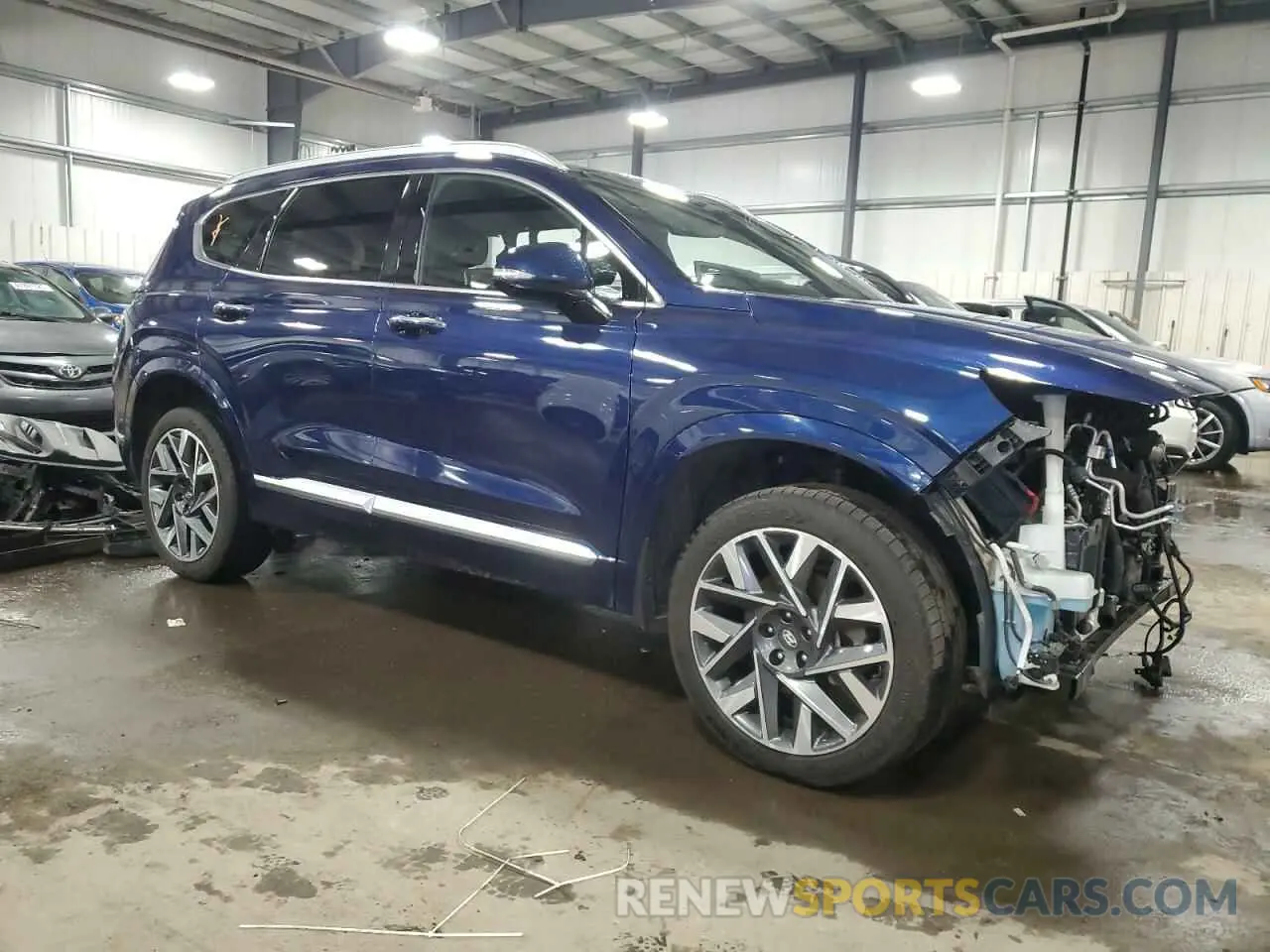 4 Photograph of a damaged car 5NMS5DAL9MH355443 HYUNDAI SANTA FE 2021