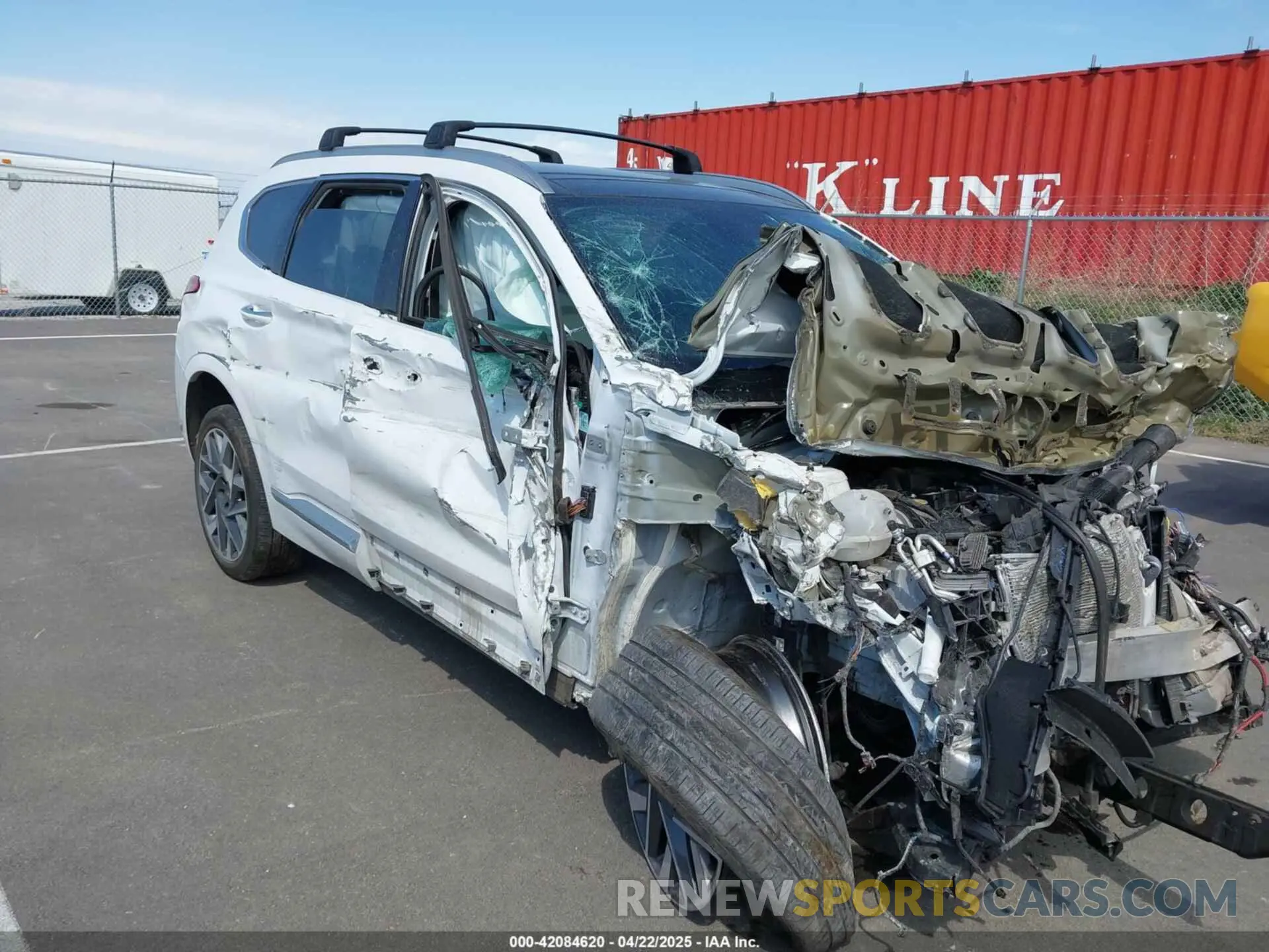 1 Photograph of a damaged car 5NMS5DAL9MH366488 HYUNDAI SANTA FE 2021