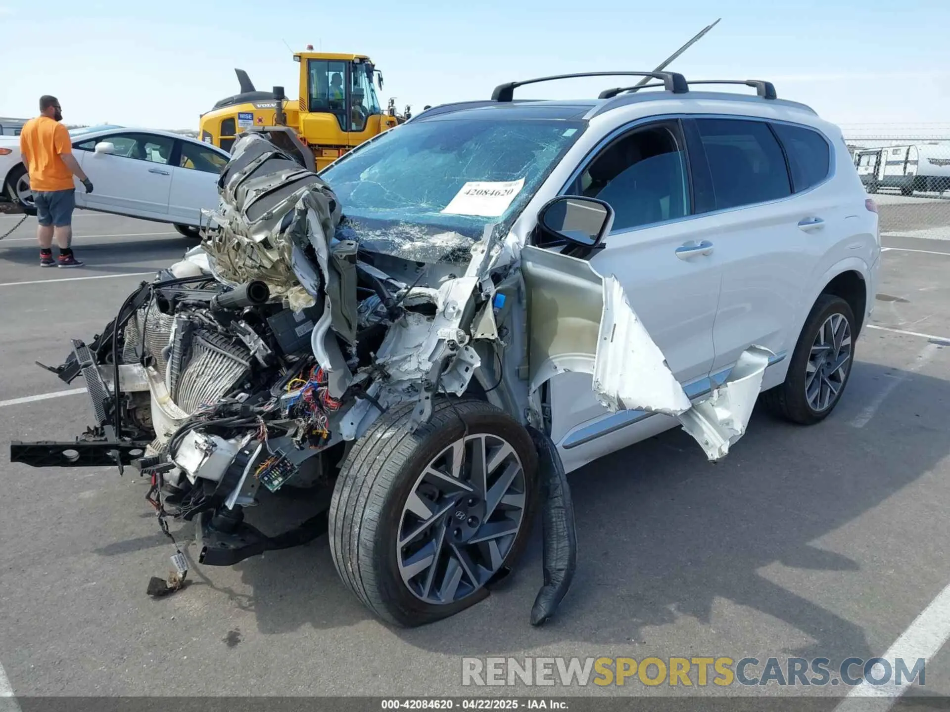 2 Photograph of a damaged car 5NMS5DAL9MH366488 HYUNDAI SANTA FE 2021