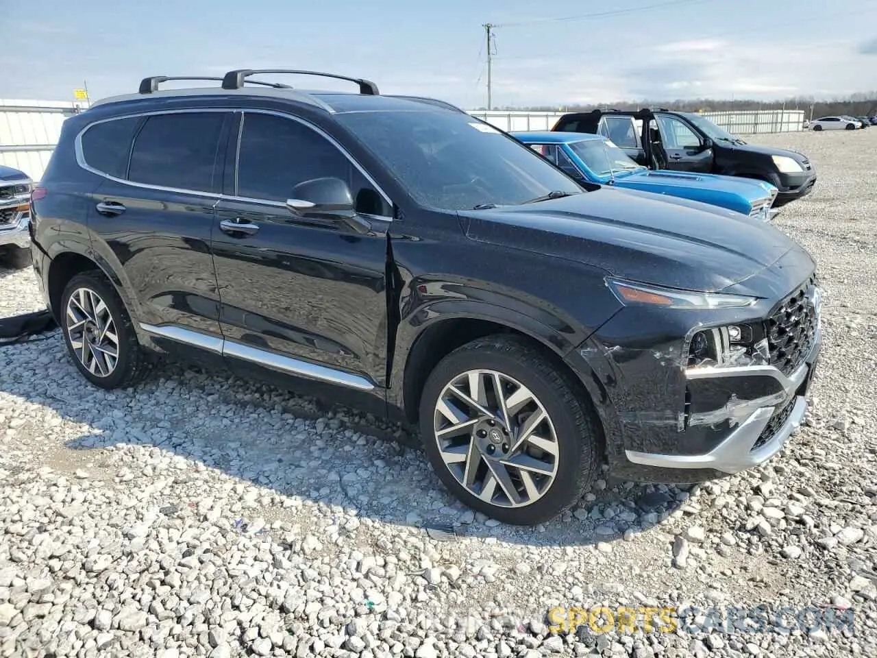 4 Photograph of a damaged car 5NMS5DALXMH372543 HYUNDAI SANTA FE 2021