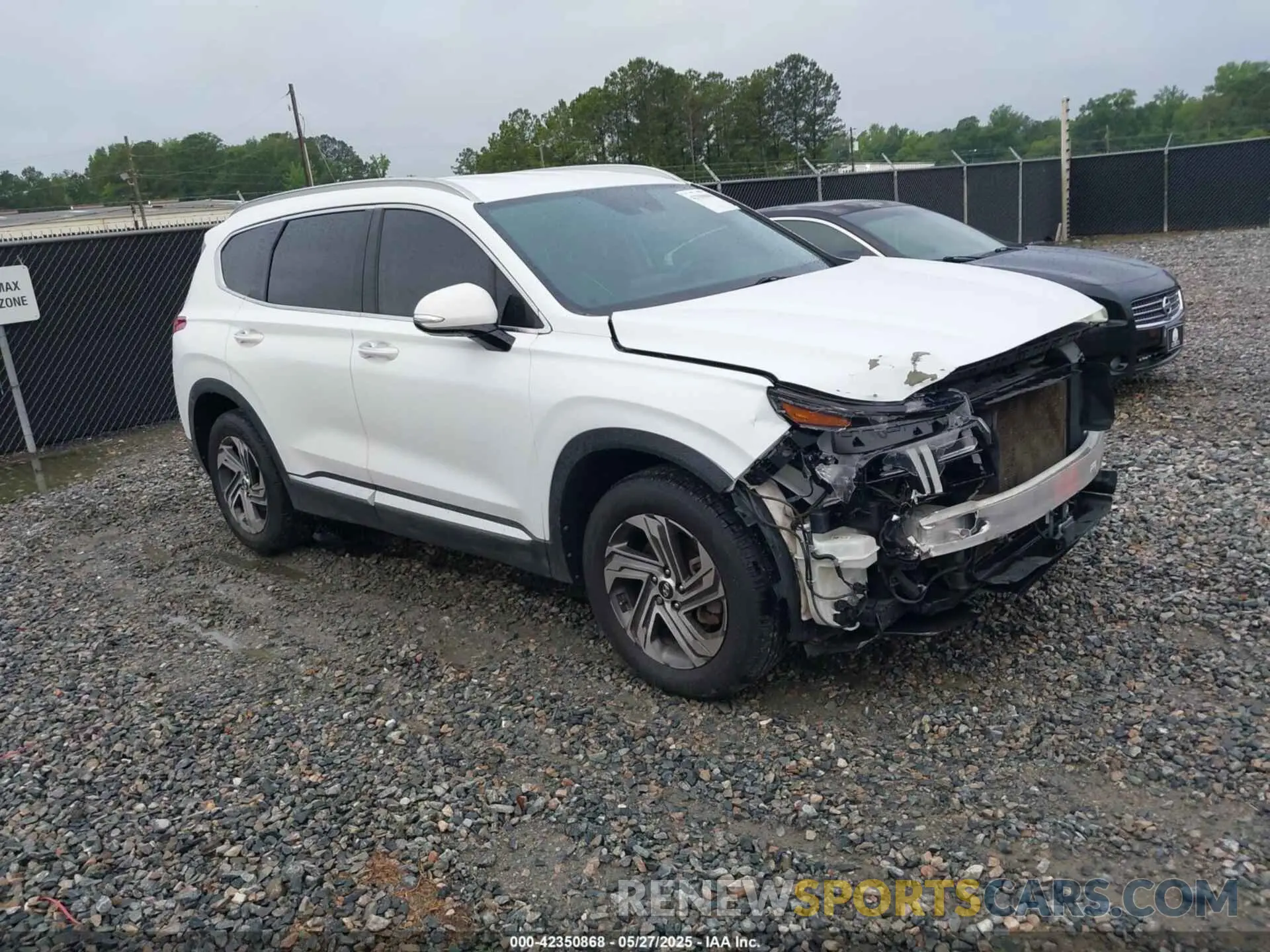 1 Photograph of a damaged car 5NMS64AJ0MH303694 HYUNDAI SANTA FE 2021