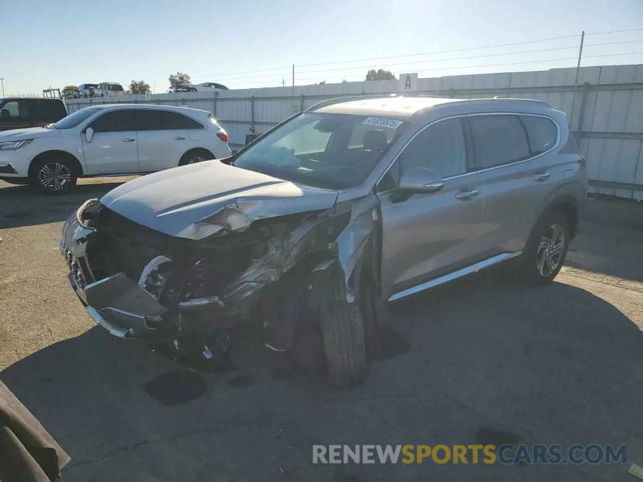 1 Photograph of a damaged car 5NMS64AJ0MH325968 HYUNDAI SANTA FE 2021