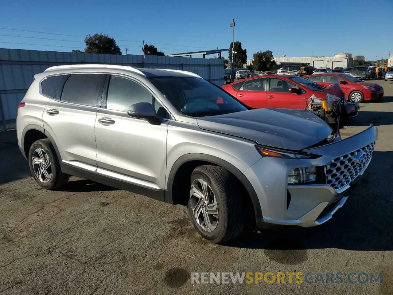 4 Photograph of a damaged car 5NMS64AJ0MH325968 HYUNDAI SANTA FE 2021