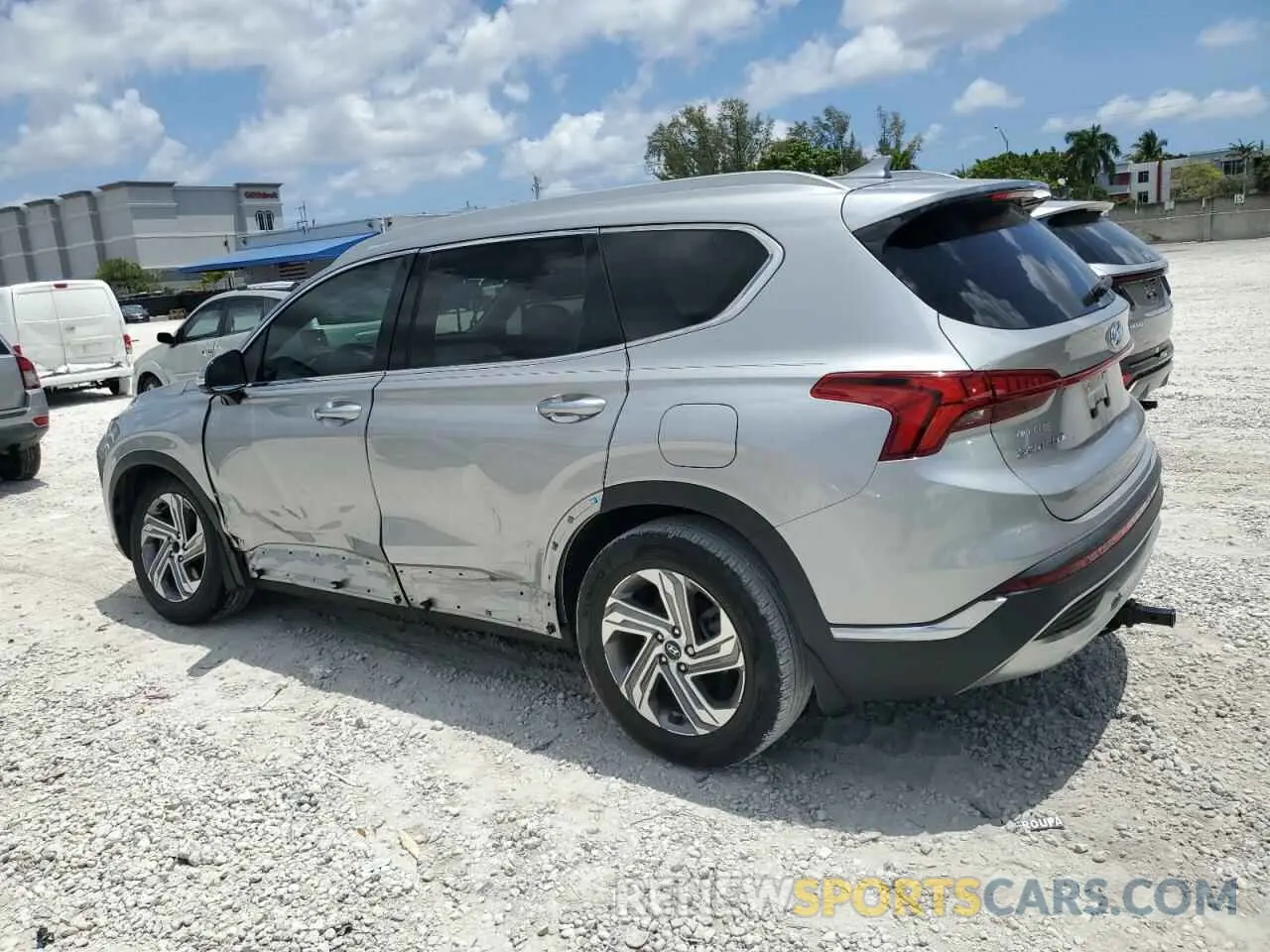 2 Photograph of a damaged car 5NMS64AJ0MH362566 HYUNDAI SANTA FE 2021