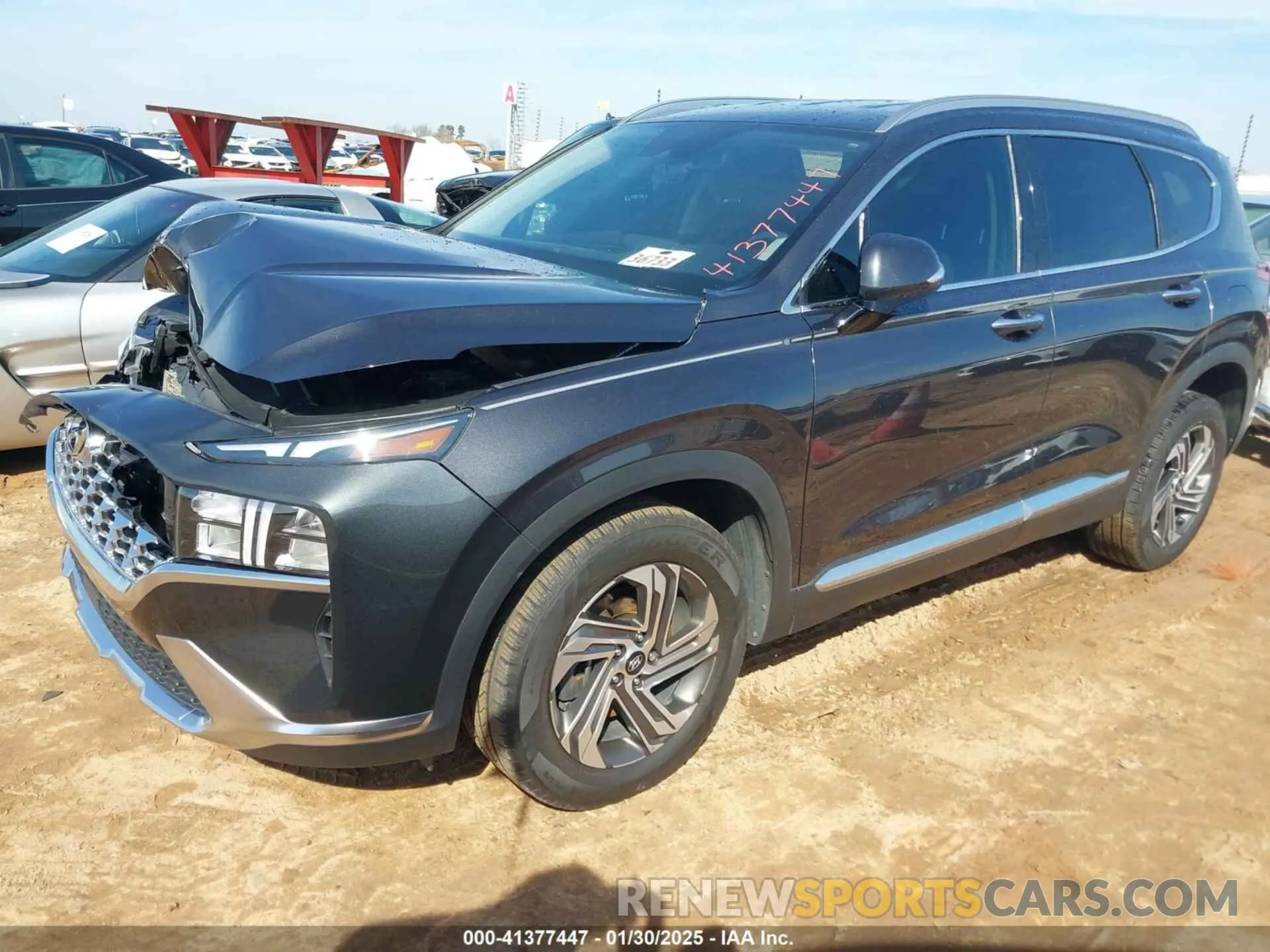 2 Photograph of a damaged car 5NMS64AJ1MH327647 HYUNDAI SANTA FE 2021