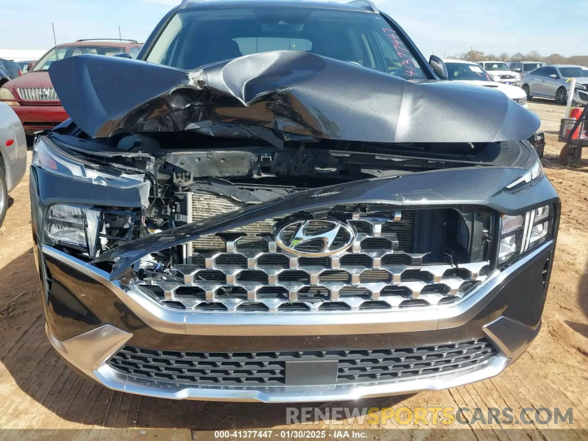 6 Photograph of a damaged car 5NMS64AJ1MH327647 HYUNDAI SANTA FE 2021