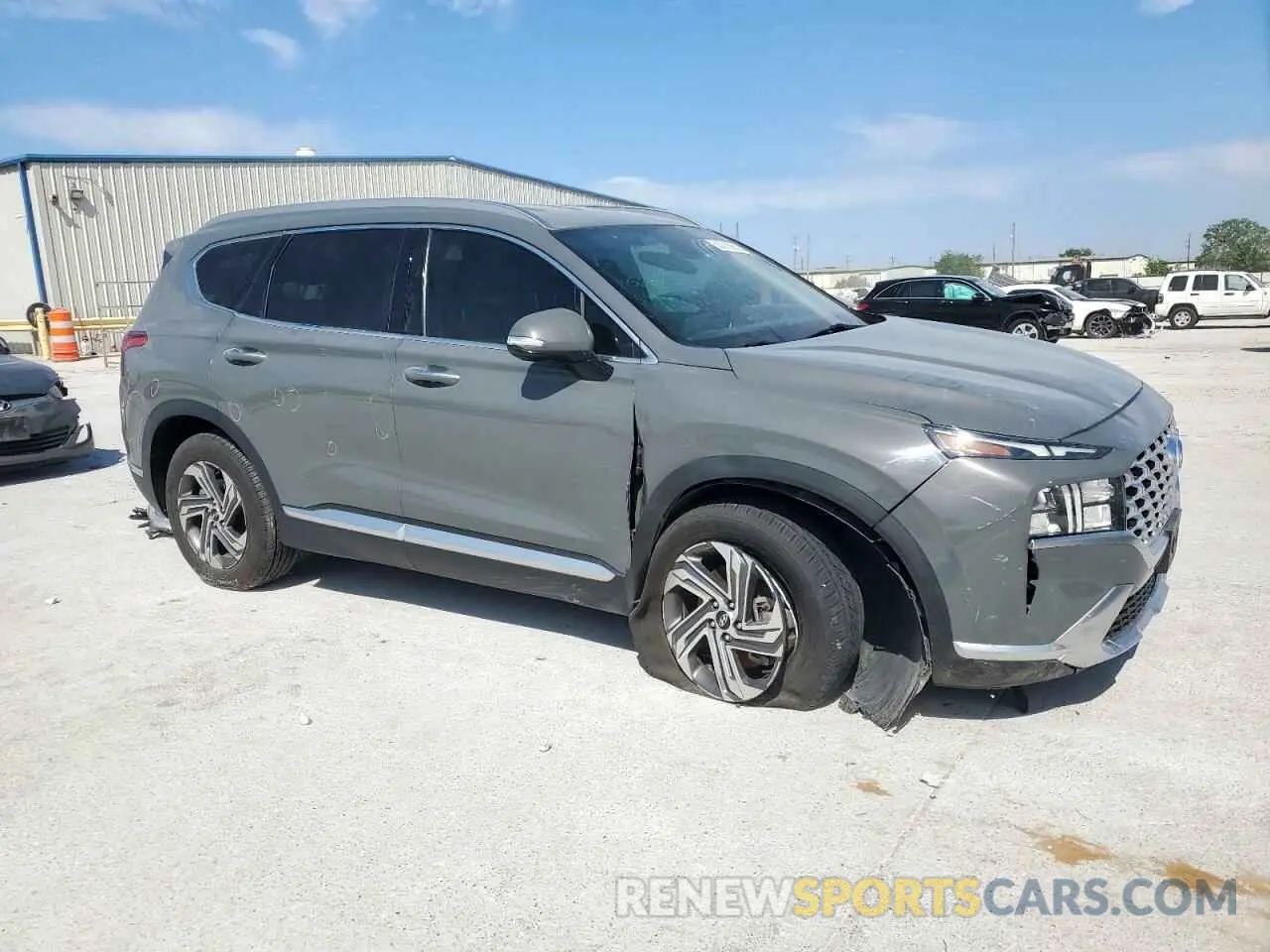 4 Photograph of a damaged car 5NMS64AJ2MH309268 HYUNDAI SANTA FE 2021