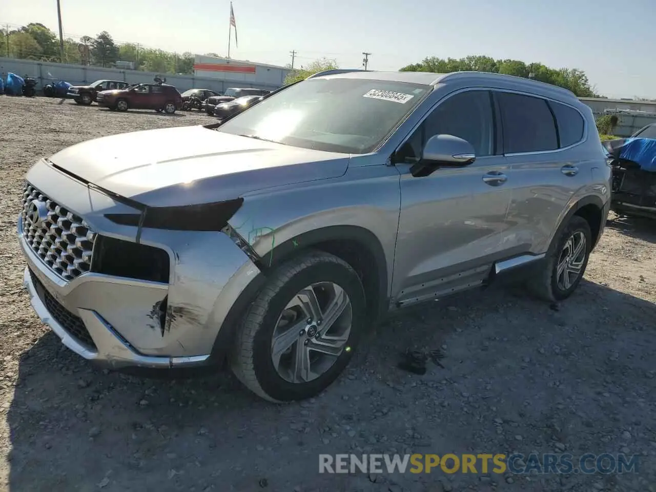 1 Photograph of a damaged car 5NMS64AJ3MH331585 HYUNDAI SANTA FE 2021