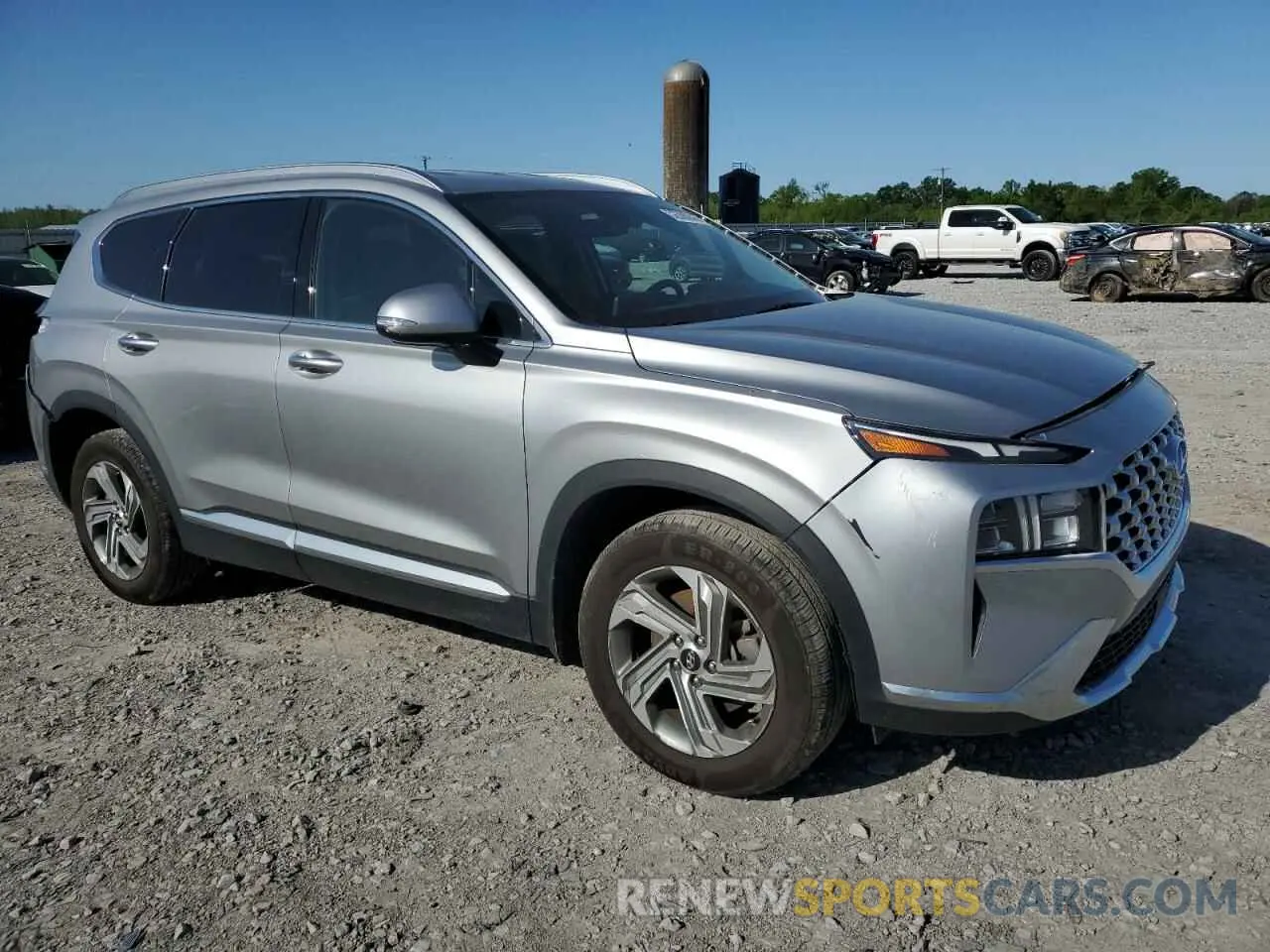 4 Photograph of a damaged car 5NMS64AJ3MH331585 HYUNDAI SANTA FE 2021
