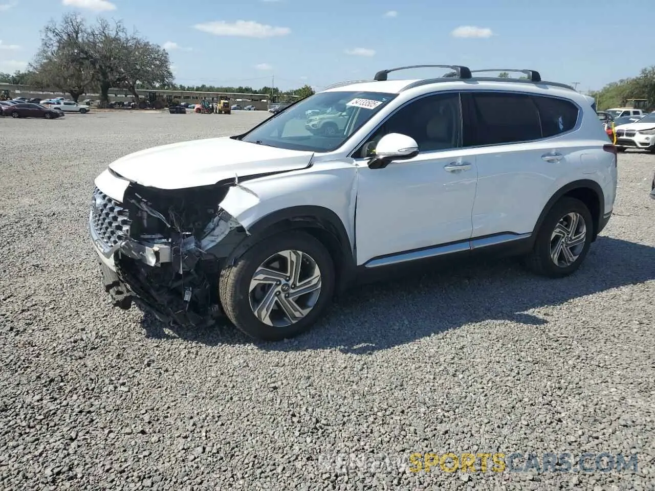 1 Photograph of a damaged car 5NMS64AJ3MH346393 HYUNDAI SANTA FE 2021