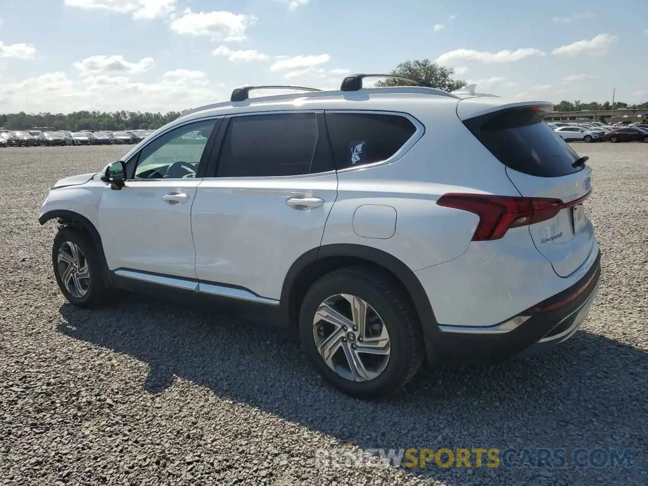 2 Photograph of a damaged car 5NMS64AJ3MH346393 HYUNDAI SANTA FE 2021