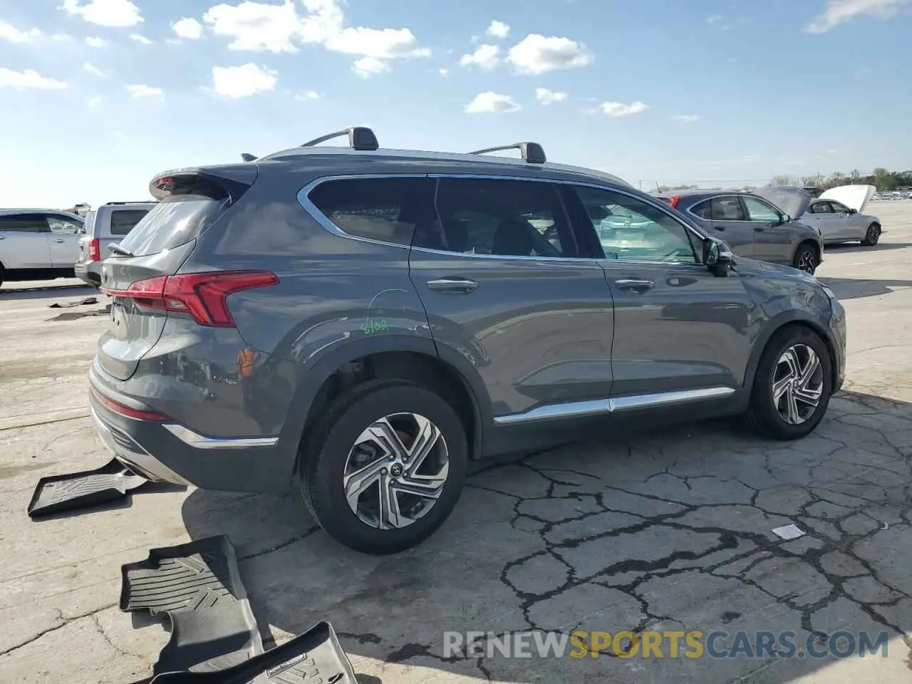 3 Photograph of a damaged car 5NMS64AJ3MH350296 HYUNDAI SANTA FE 2021