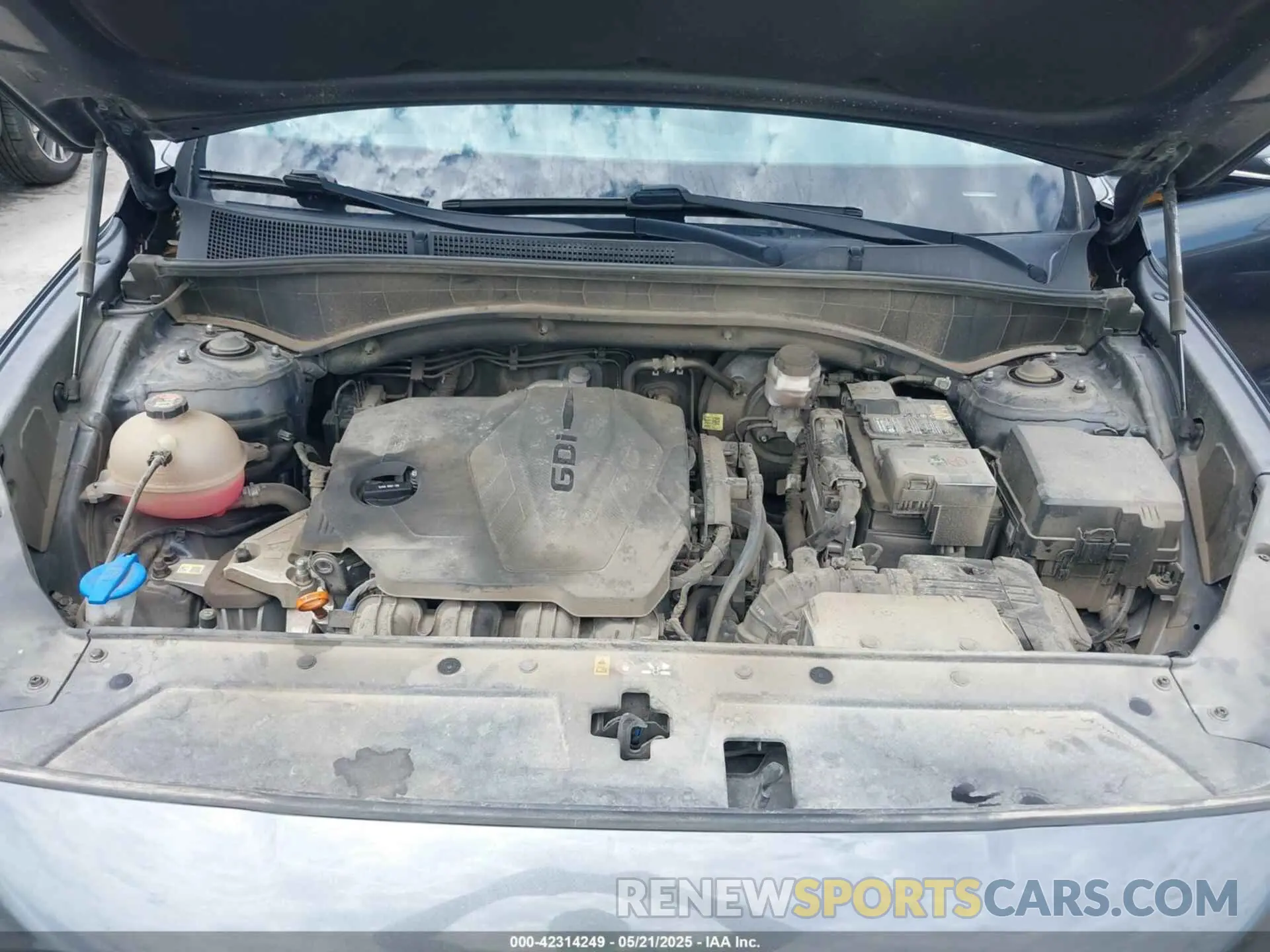 10 Photograph of a damaged car 5NMS64AJ4MH316691 HYUNDAI SANTA FE 2021