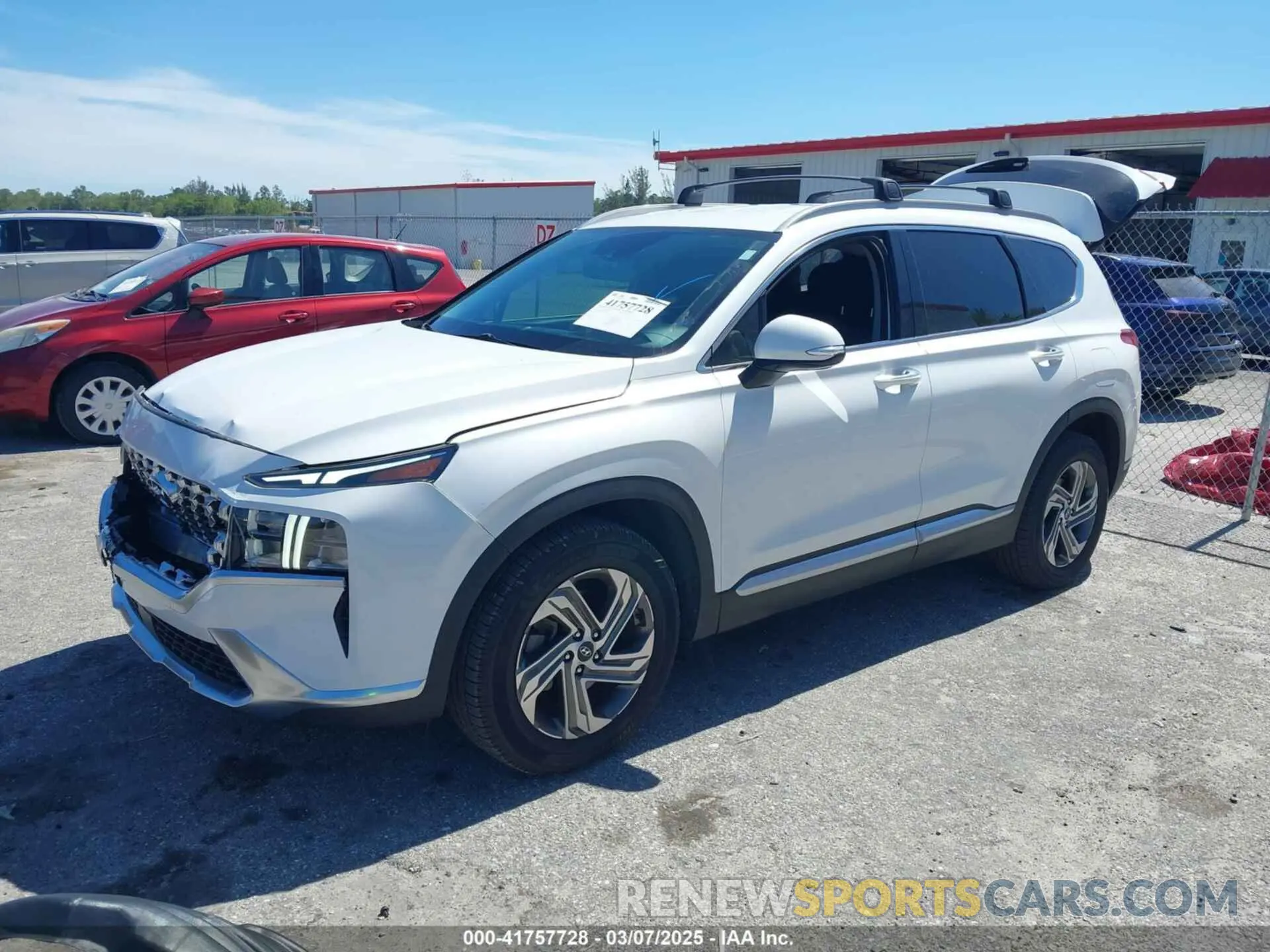2 Photograph of a damaged car 5NMS64AJ4MH358553 HYUNDAI SANTA FE 2021