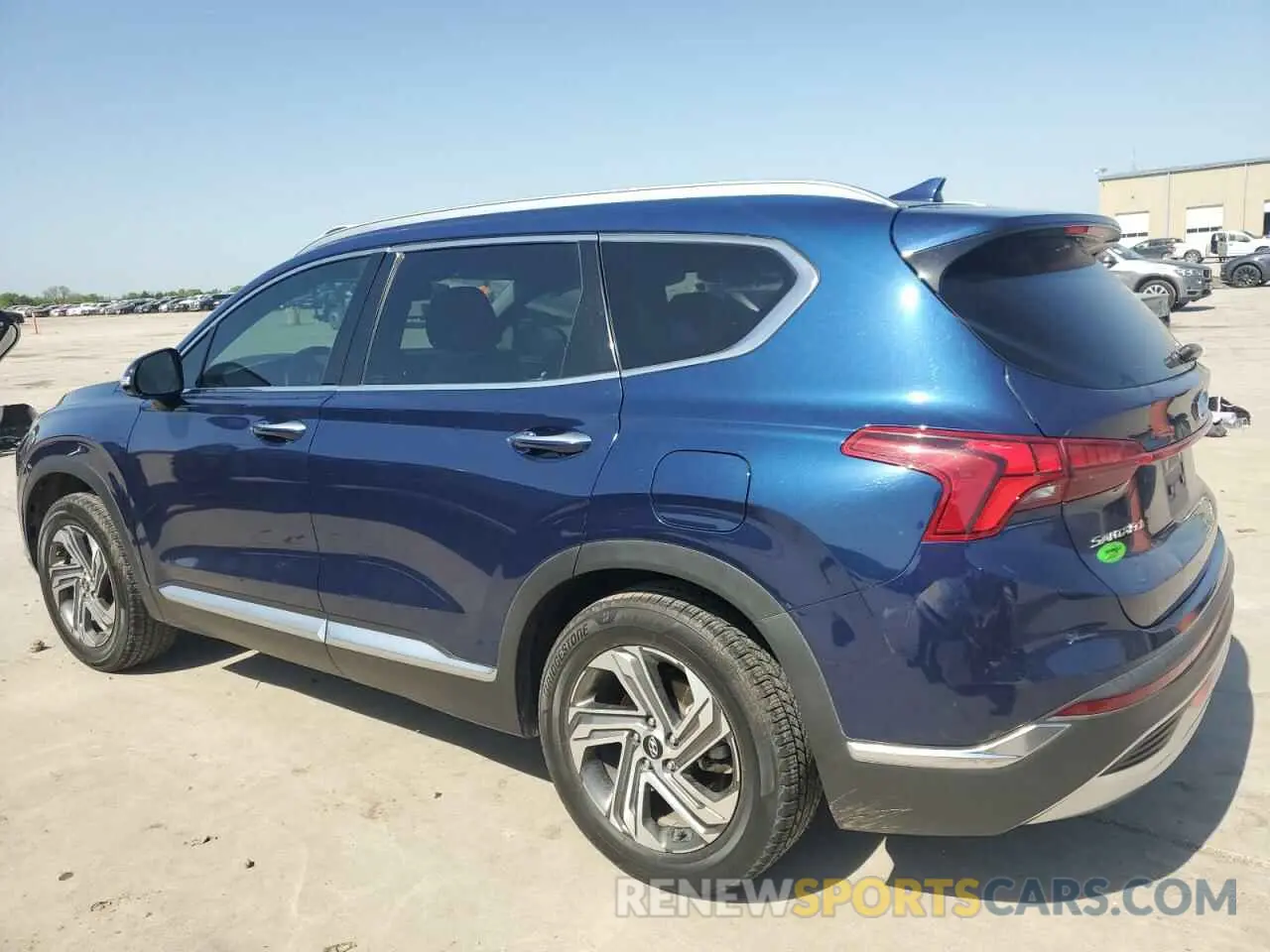 2 Photograph of a damaged car 5NMS64AJ6MH296556 HYUNDAI SANTA FE 2021
