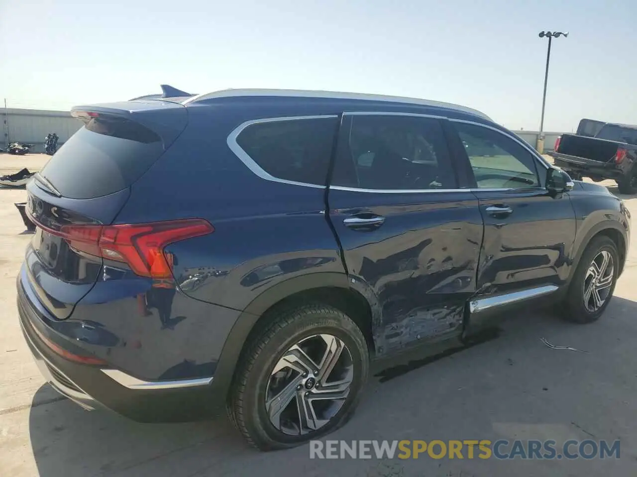 3 Photograph of a damaged car 5NMS64AJ6MH296556 HYUNDAI SANTA FE 2021