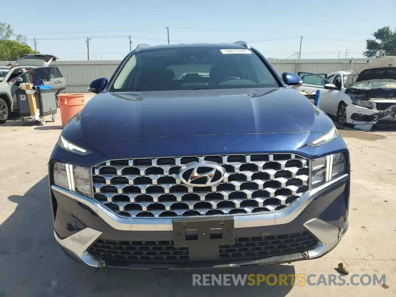 5 Photograph of a damaged car 5NMS64AJ6MH296556 HYUNDAI SANTA FE 2021