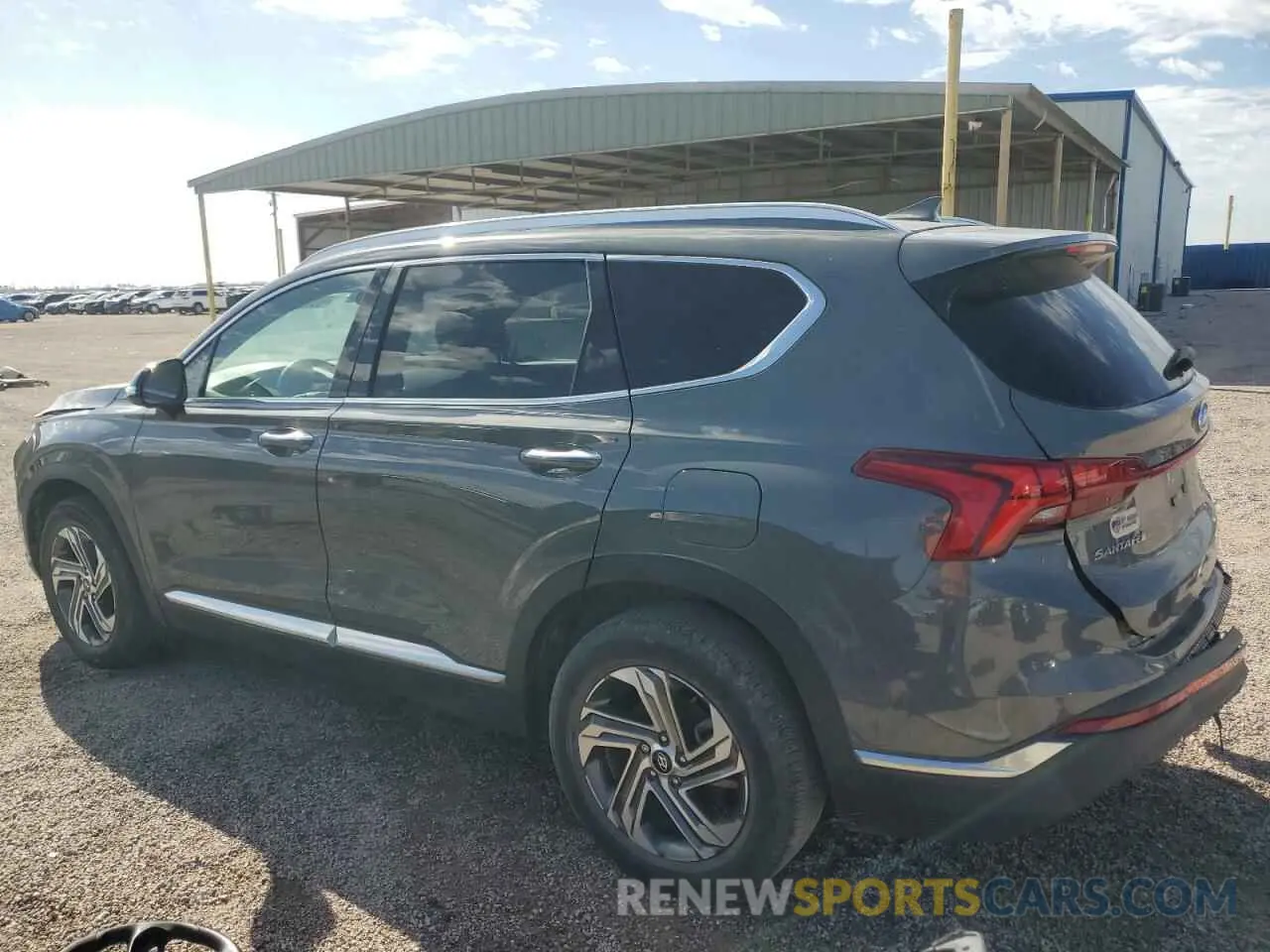 2 Photograph of a damaged car 5NMS64AJ6MH314506 HYUNDAI SANTA FE 2021