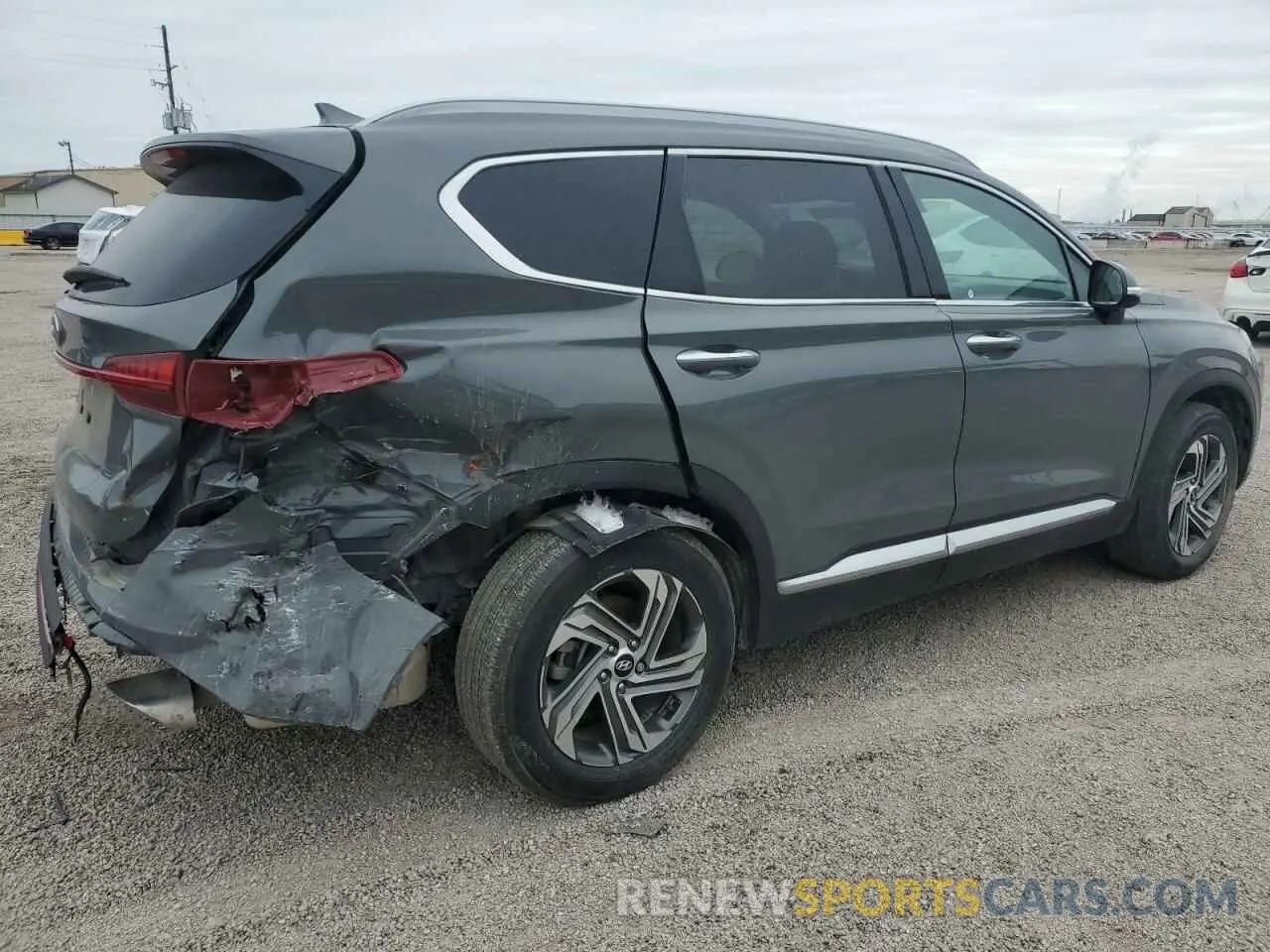 3 Photograph of a damaged car 5NMS64AJ6MH314506 HYUNDAI SANTA FE 2021