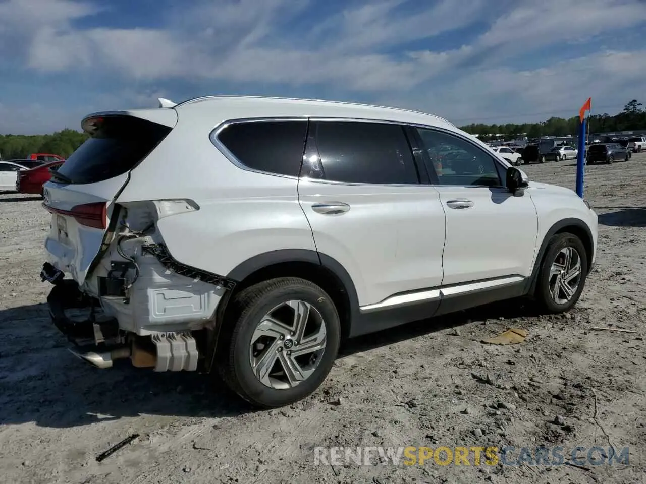 3 Photograph of a damaged car 5NMS64AJ6MH351068 HYUNDAI SANTA FE 2021