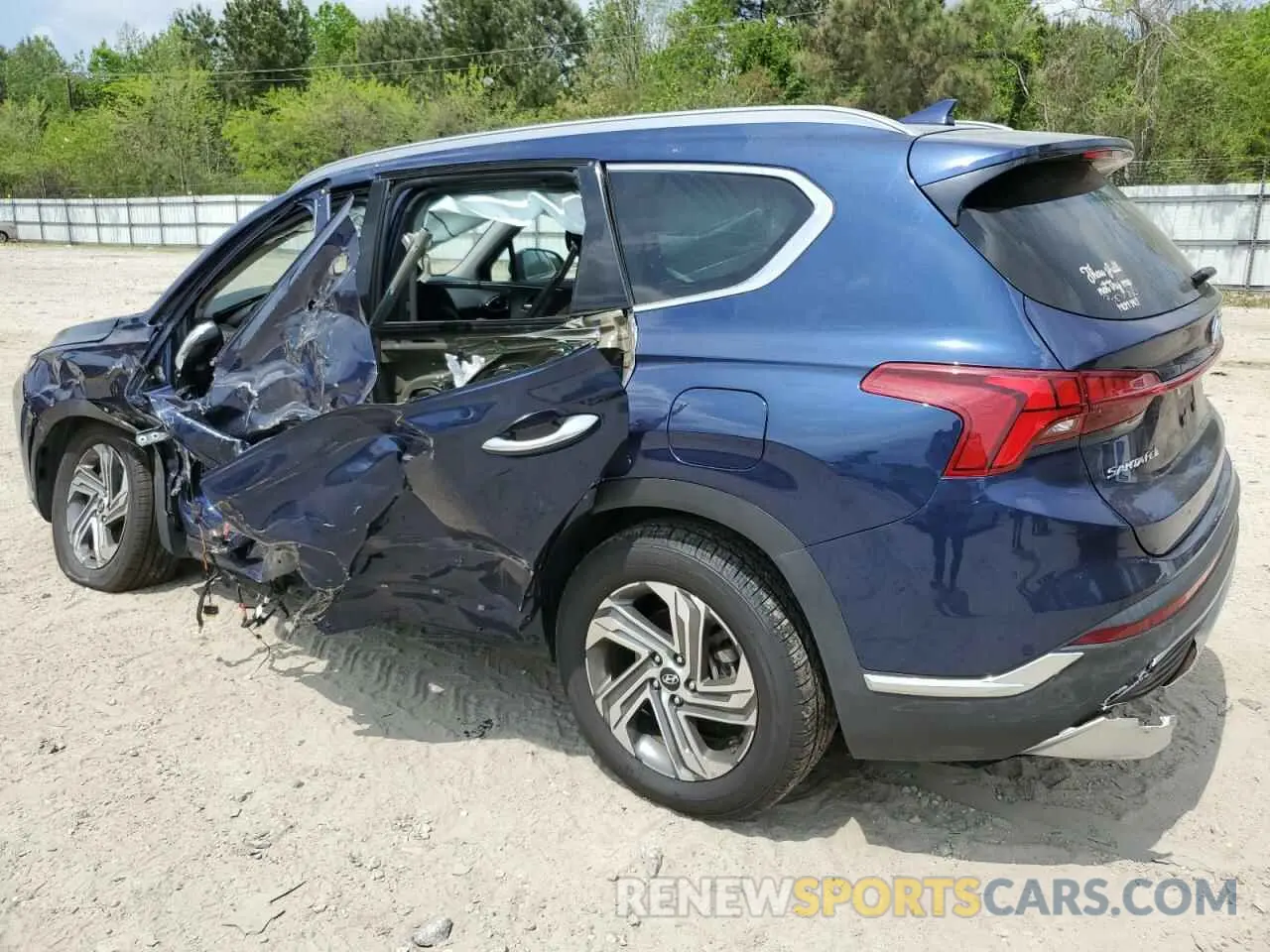2 Photograph of a damaged car 5NMS64AJ7MH340032 HYUNDAI SANTA FE 2021