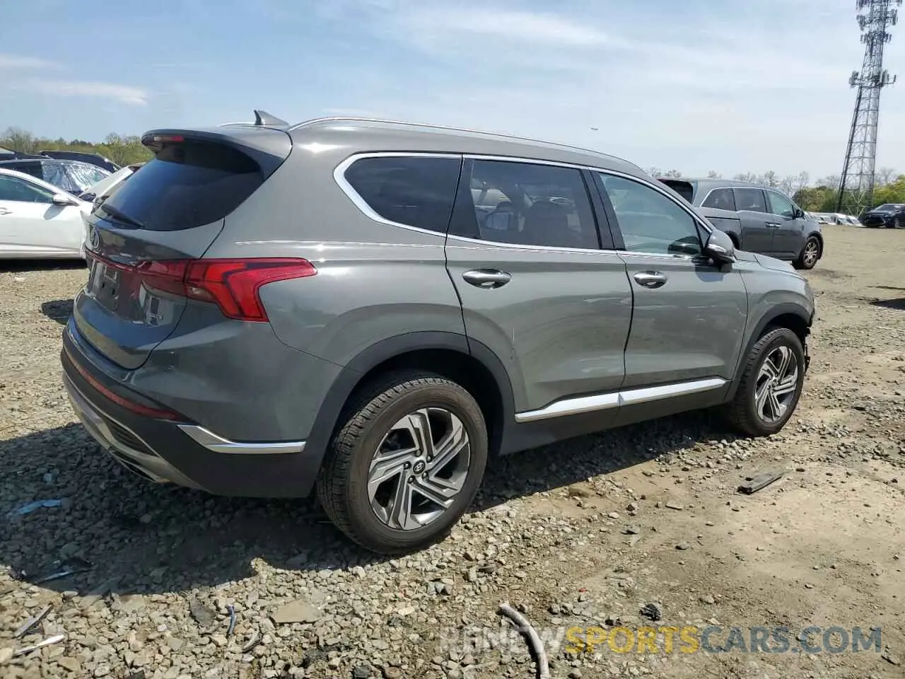 3 Photograph of a damaged car 5NMS6DAJ0MH358792 HYUNDAI SANTA FE 2021