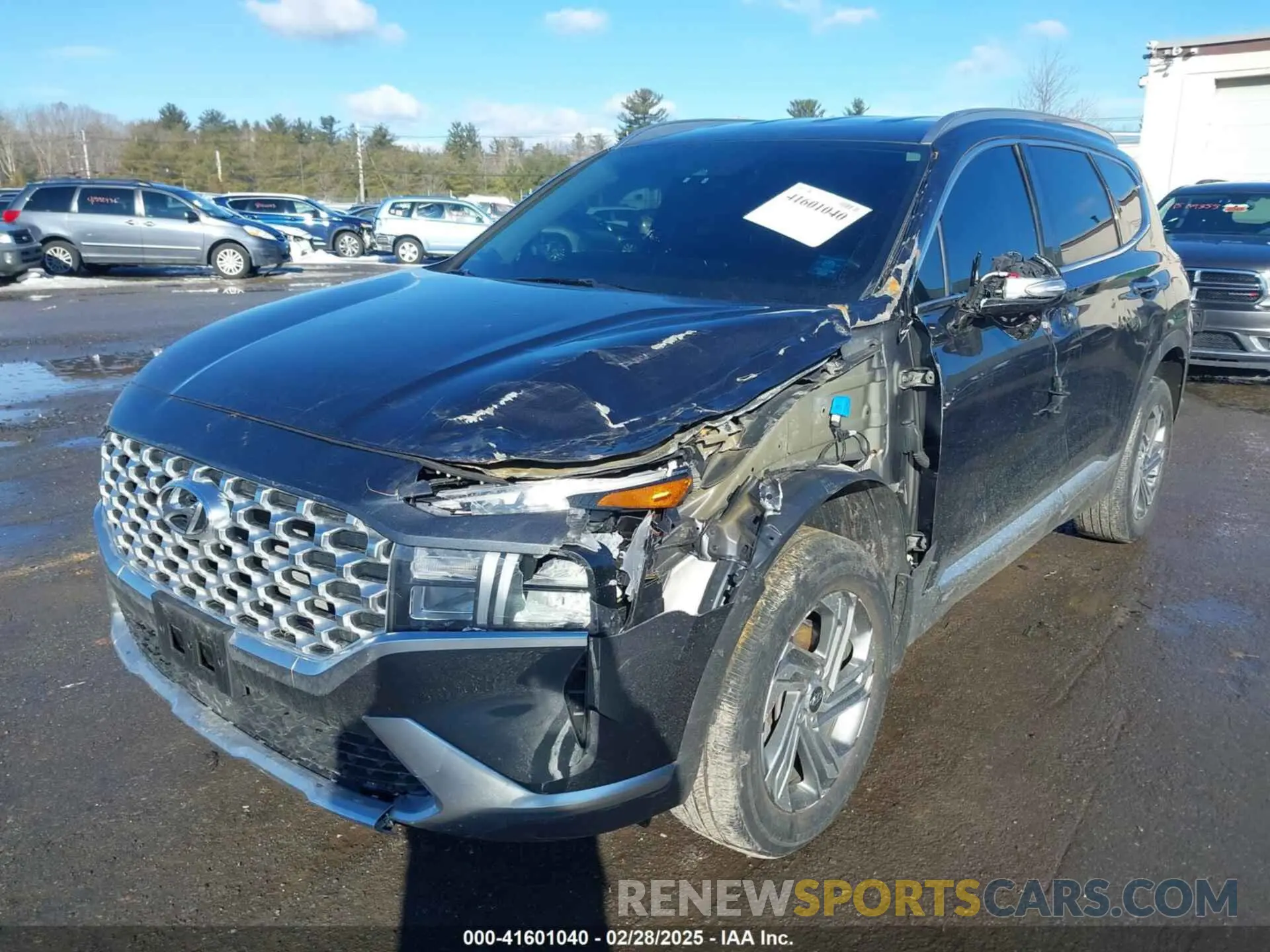 6 Photograph of a damaged car 5NMS6DAJ1MH342715 HYUNDAI SANTA FE 2021