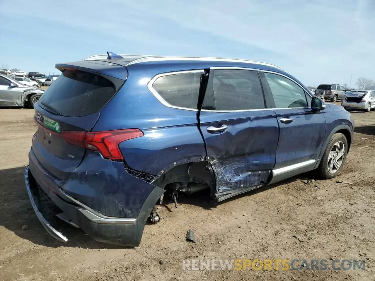 3 Photograph of a damaged car 5NMS6DAJ2MH346658 HYUNDAI SANTA FE 2021