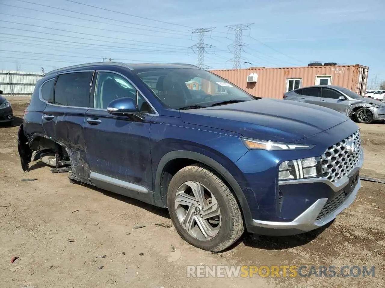 4 Photograph of a damaged car 5NMS6DAJ2MH346658 HYUNDAI SANTA FE 2021