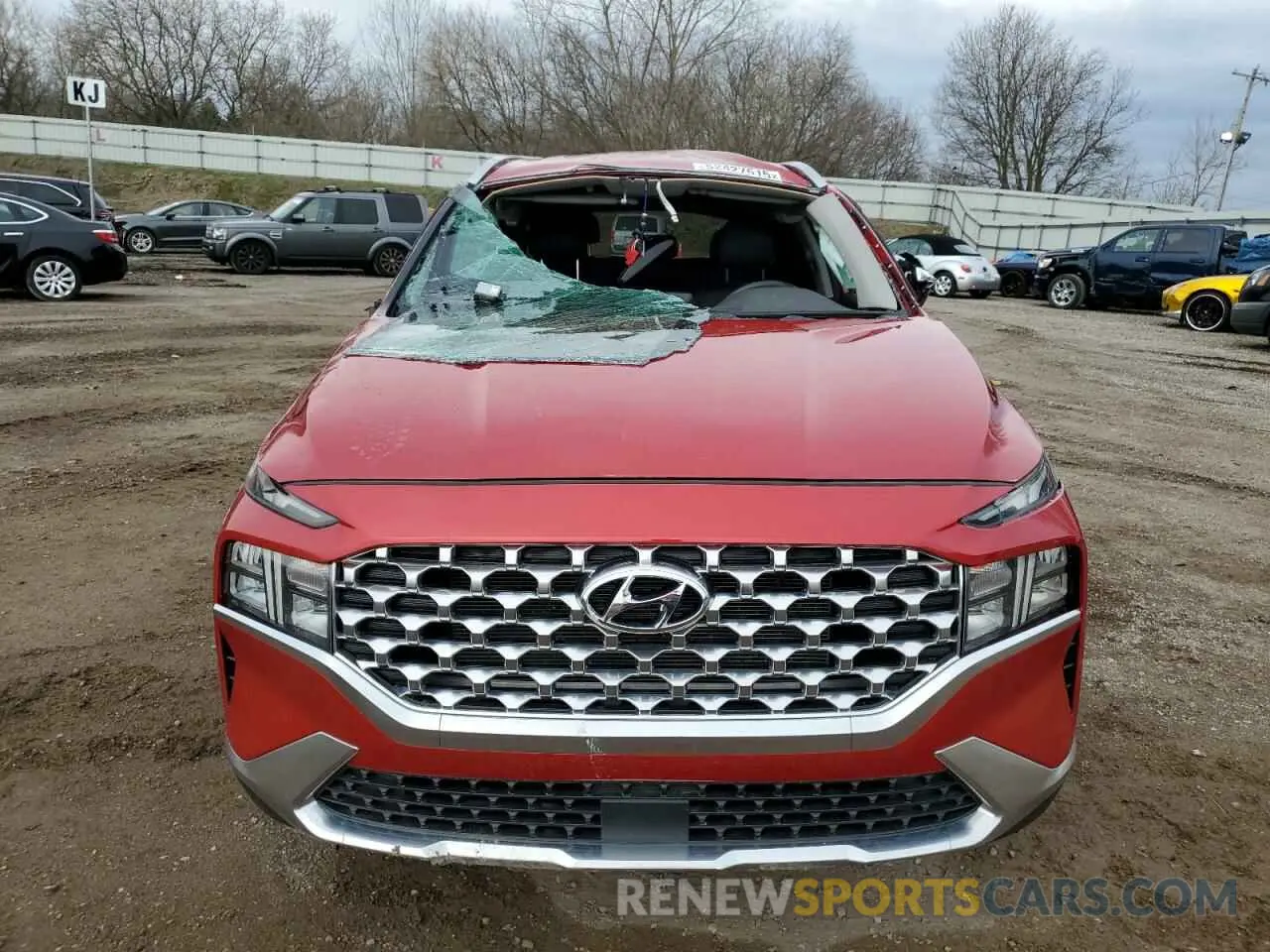 5 Photograph of a damaged car 5NMS6DAJ5MH319650 HYUNDAI SANTA FE 2021